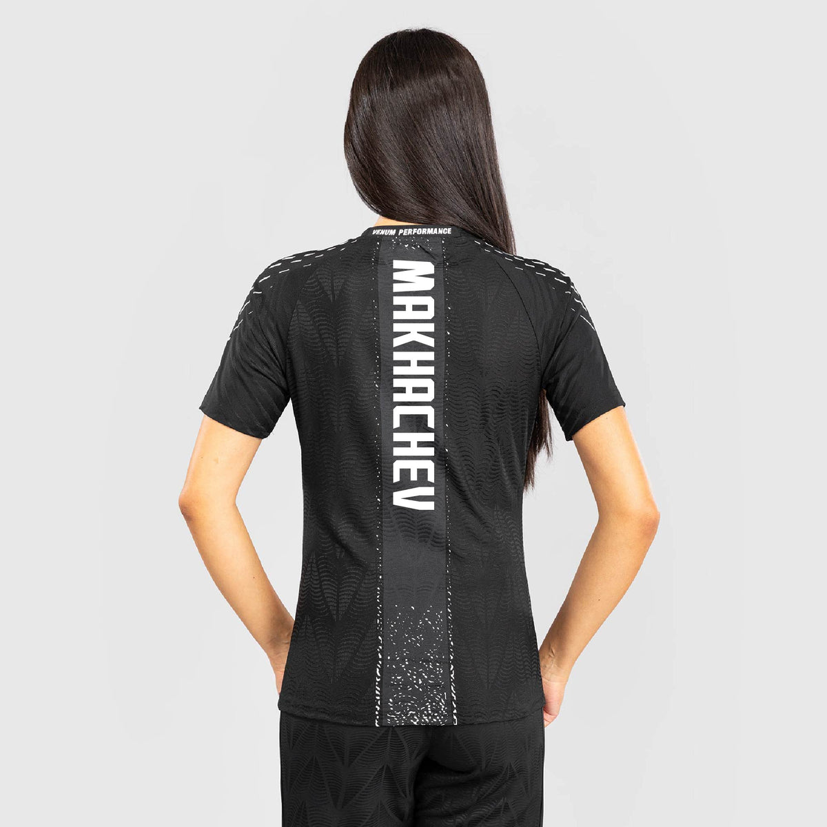 Women's UFC Zenith by Venum Black Authentic Fight Night Walkout Jersey Personalized -Makhachev