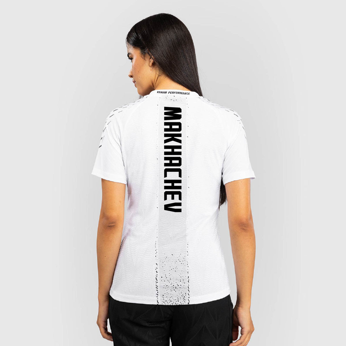 Women's UFC Zenith by Venum White Authentic Fight Night Walkout Jersey Personalized -Makhachev