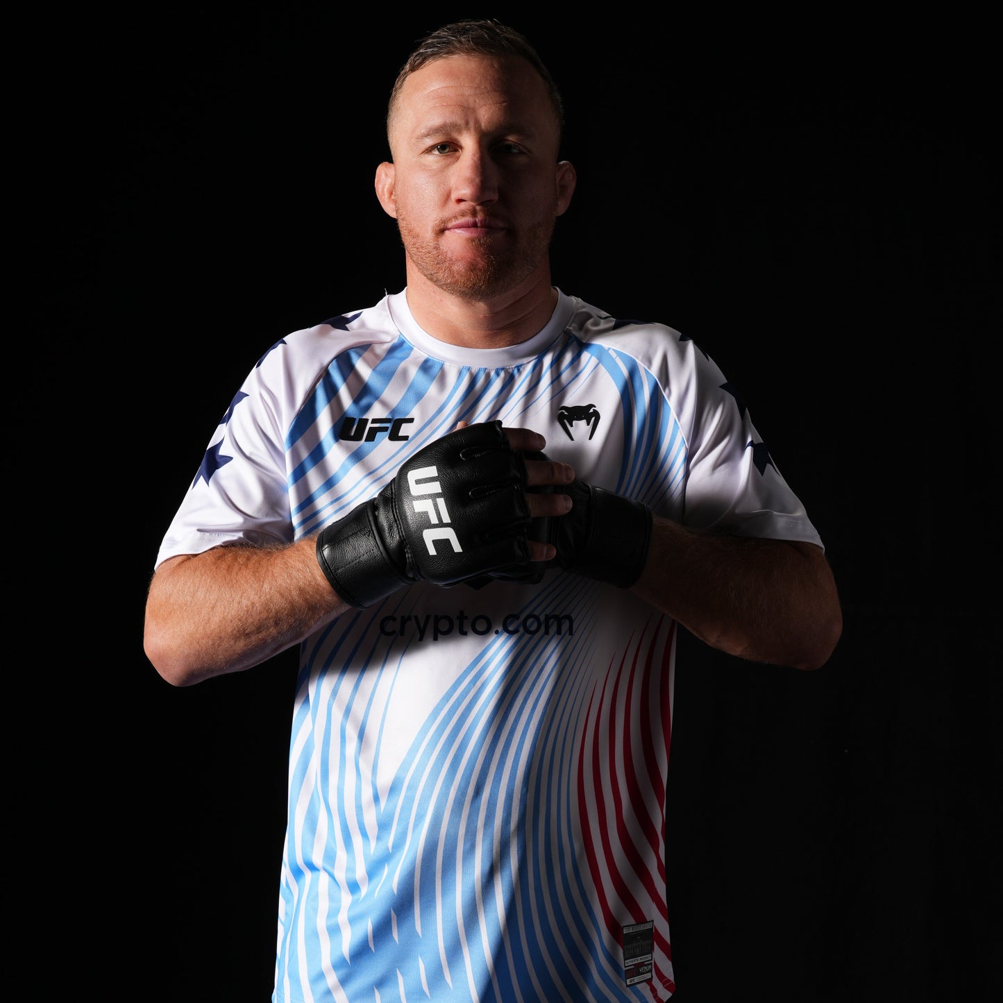 Men's Official UFC Freedom 250 by Venum White Authentic Fight Night Walkout Jersey