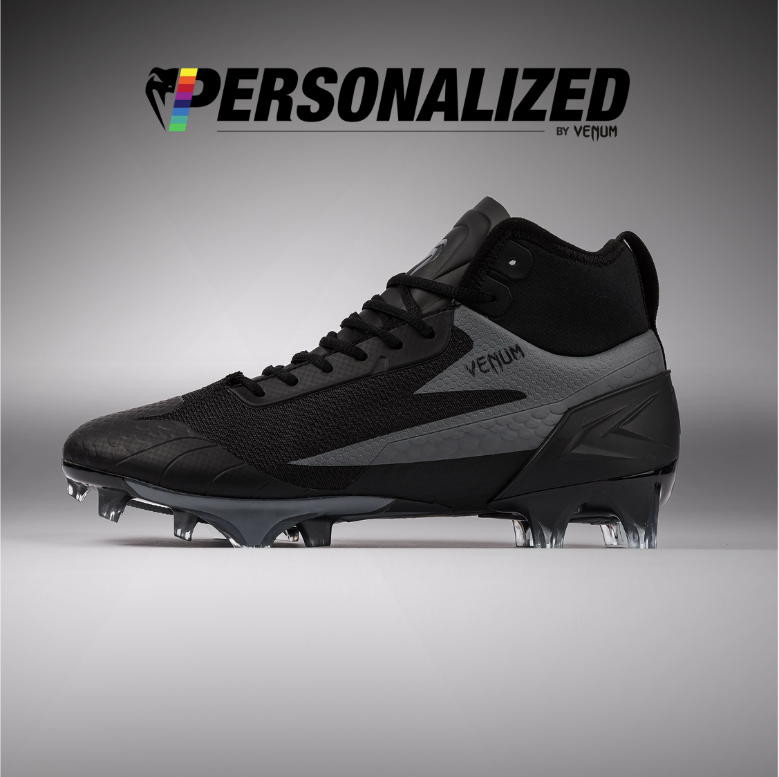 Venum Personalized Elite Football Cleats - Black/Black