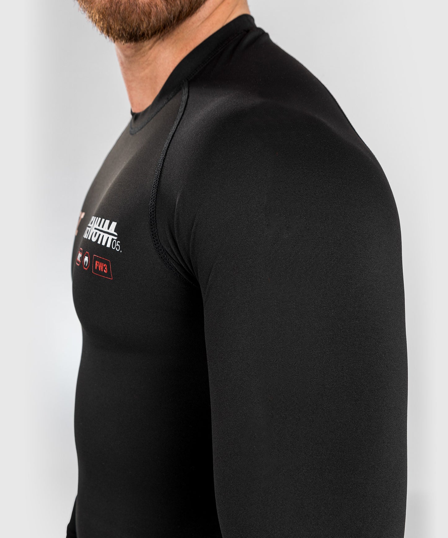 UFC Adrenaline by Venum Fight Week Men’s Performance Long-sleeve Rashguard - Black