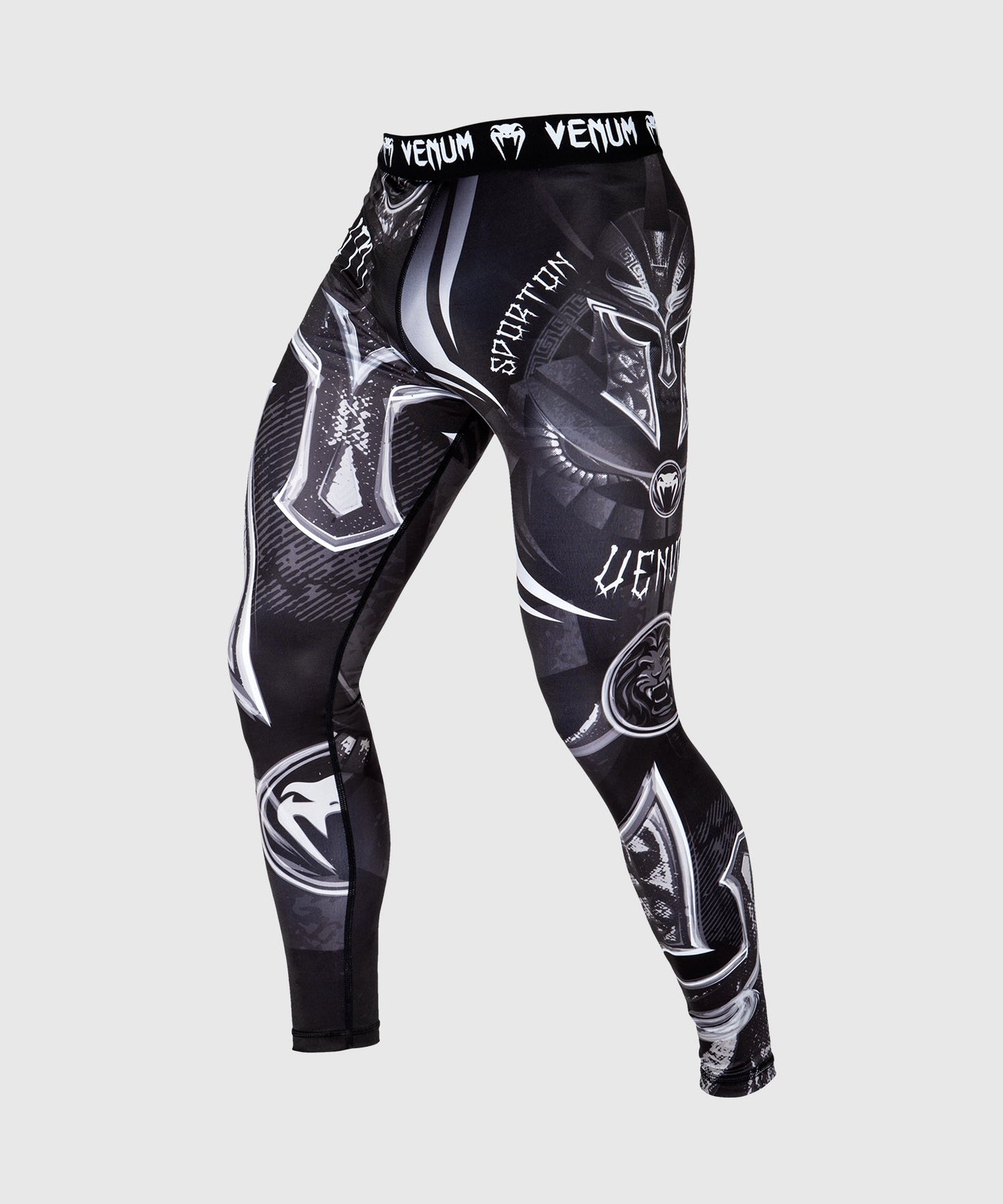 Pantalones de compresión Venum Gladiador 3.0 - Blanco/Negro