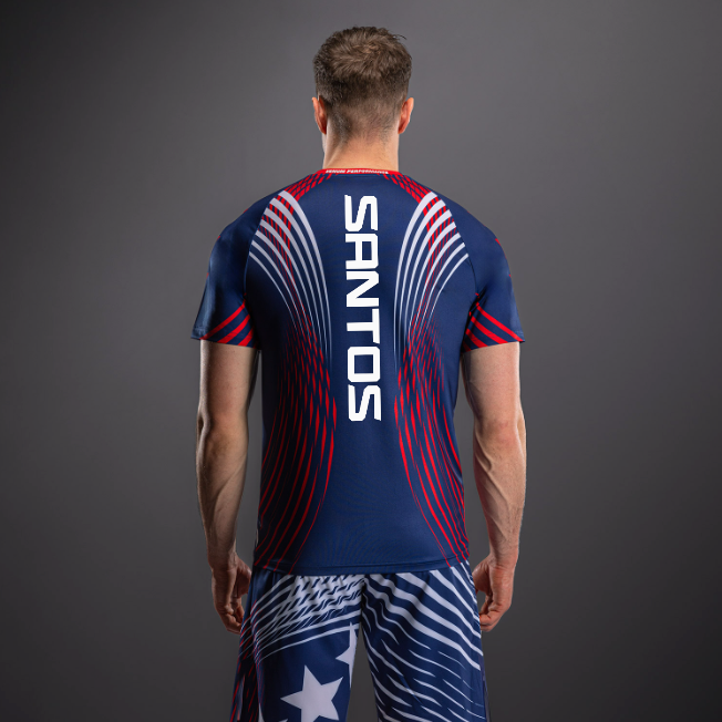 Men's Official UFC Freedom 250 by Venum Blue Authentic Fight Night Walkout Jersey -Ruffy   Venum