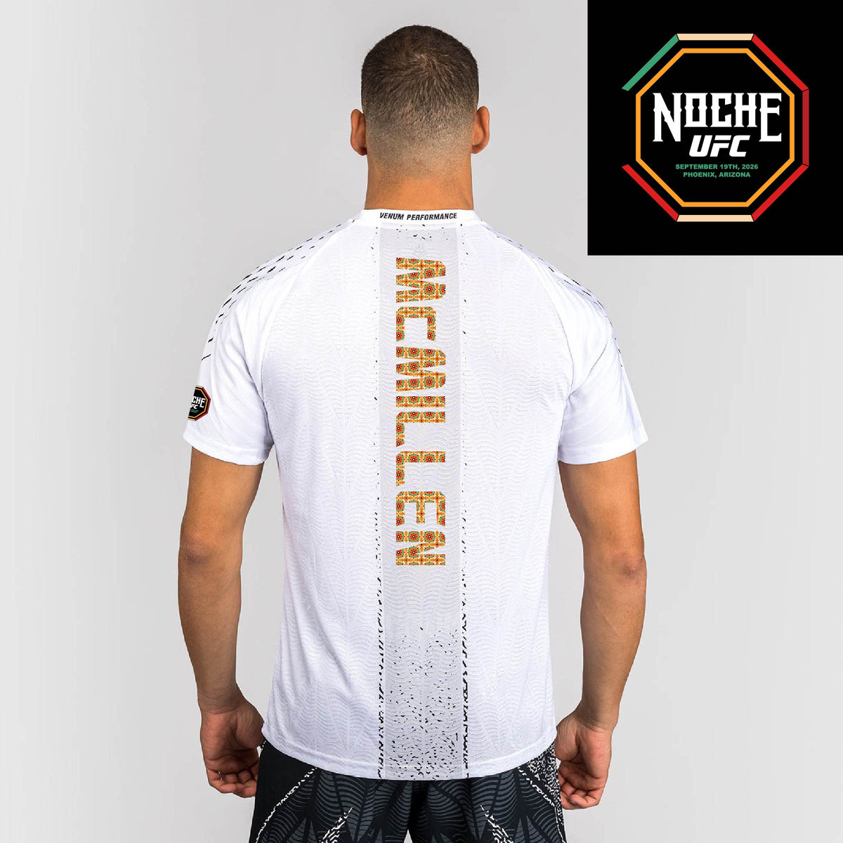 Men's UFC Zenith by Venum White Authentic Noche UFC Fight Night Walkout Jersey - McMillen