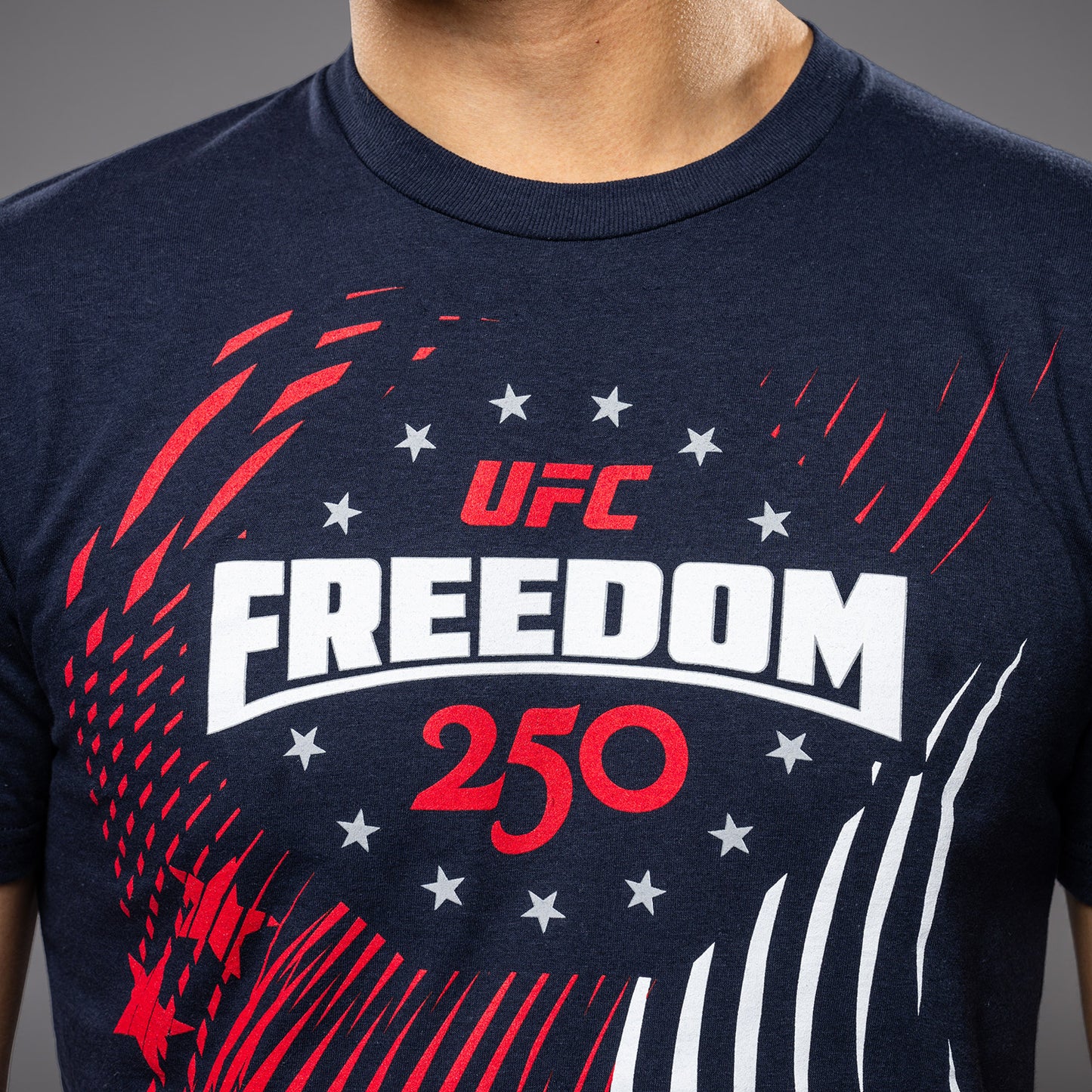 Official UFC Freedom 250 Official Weigh-In Tshirt - Navy