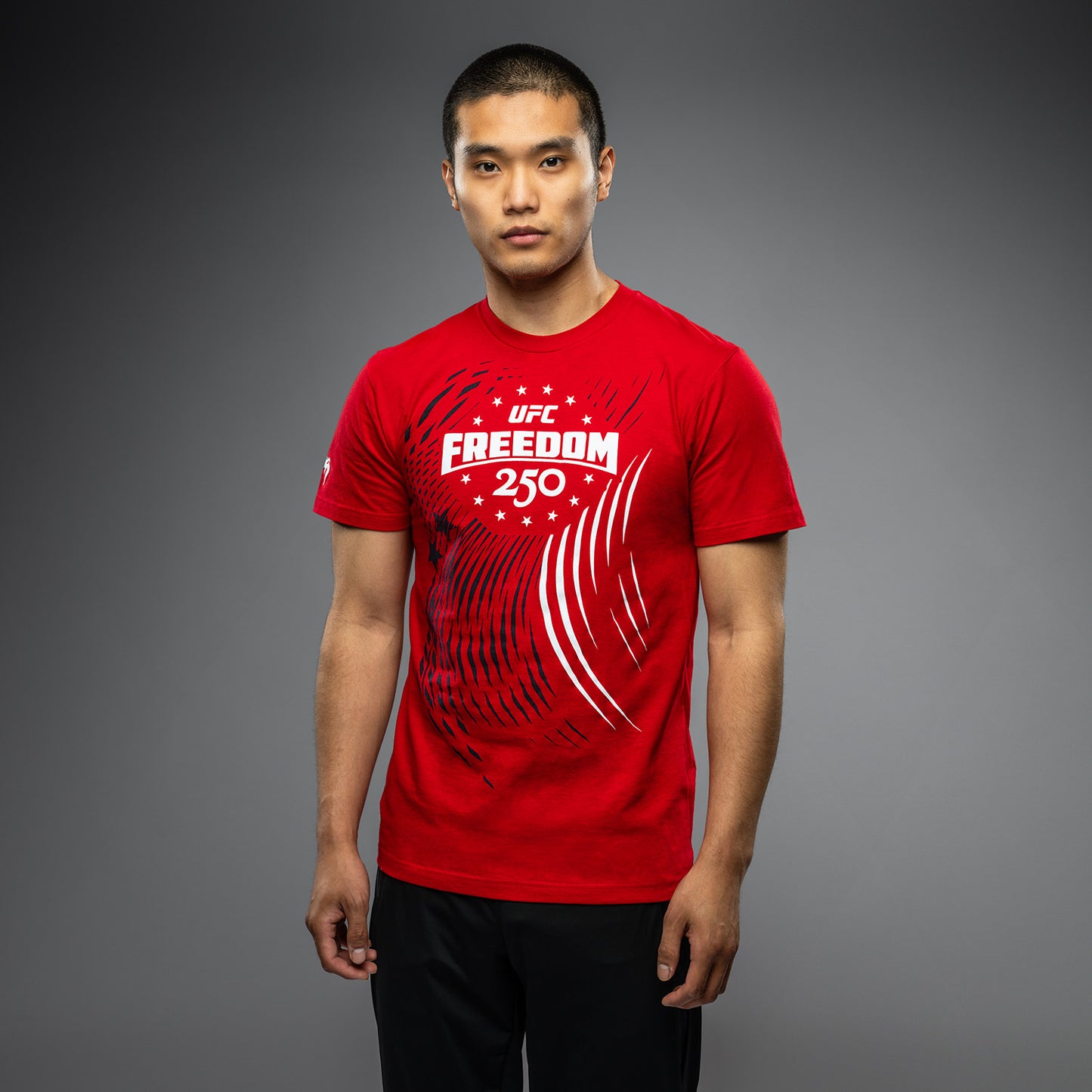 Official UFC Freedom 250 Official Weigh-In Tshirt - Red
