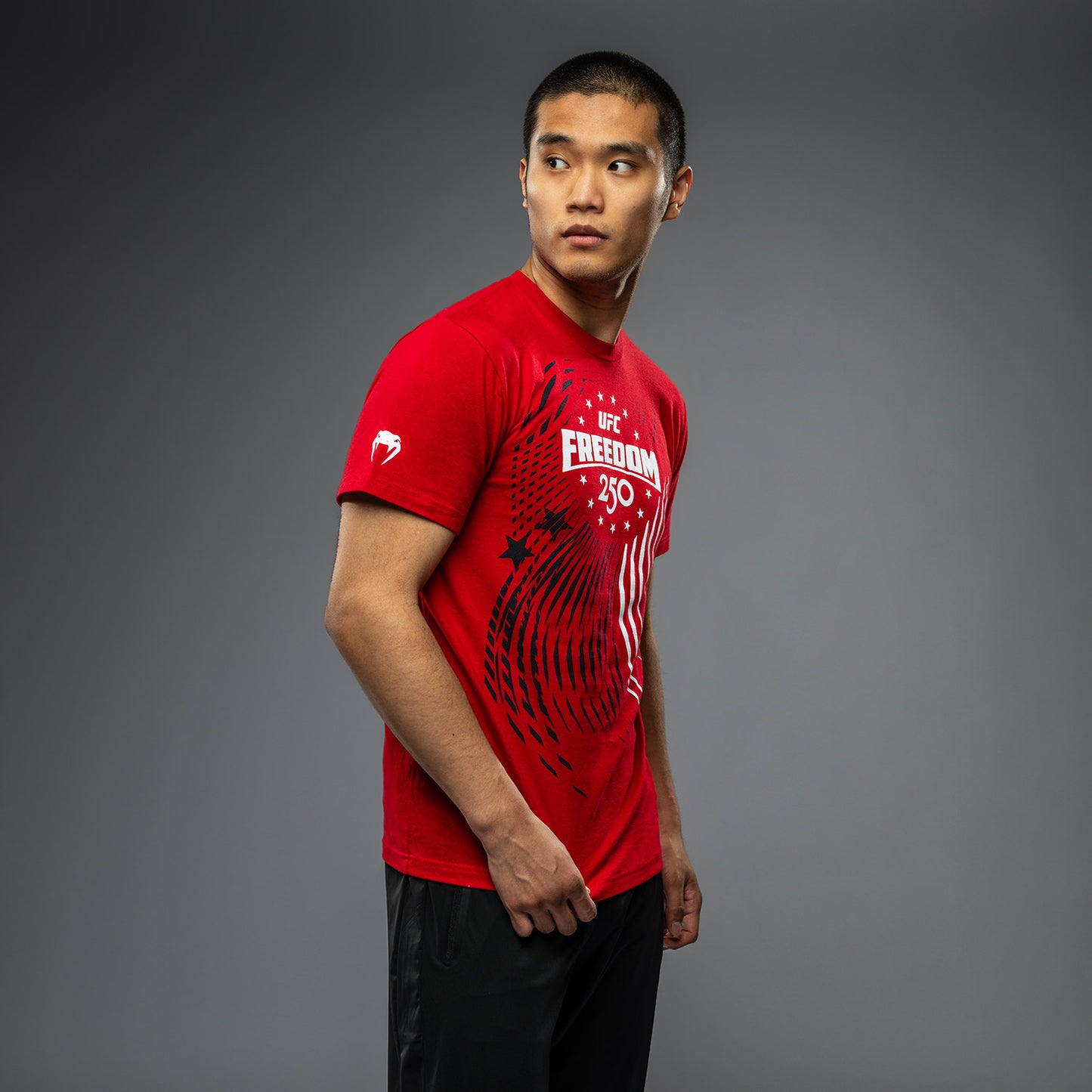 Official UFC Freedom 250 Official Weigh-In Tshirt - Red