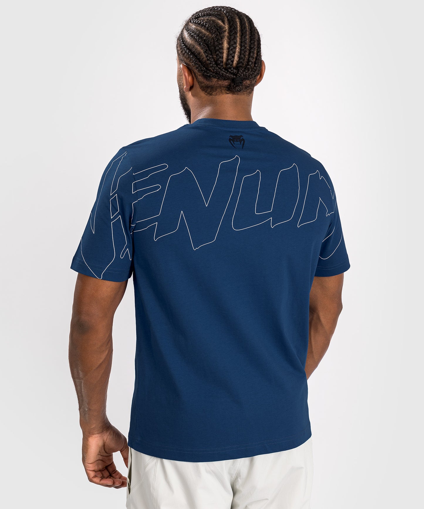 Venum Snake Print T-Shirt - Blue navy