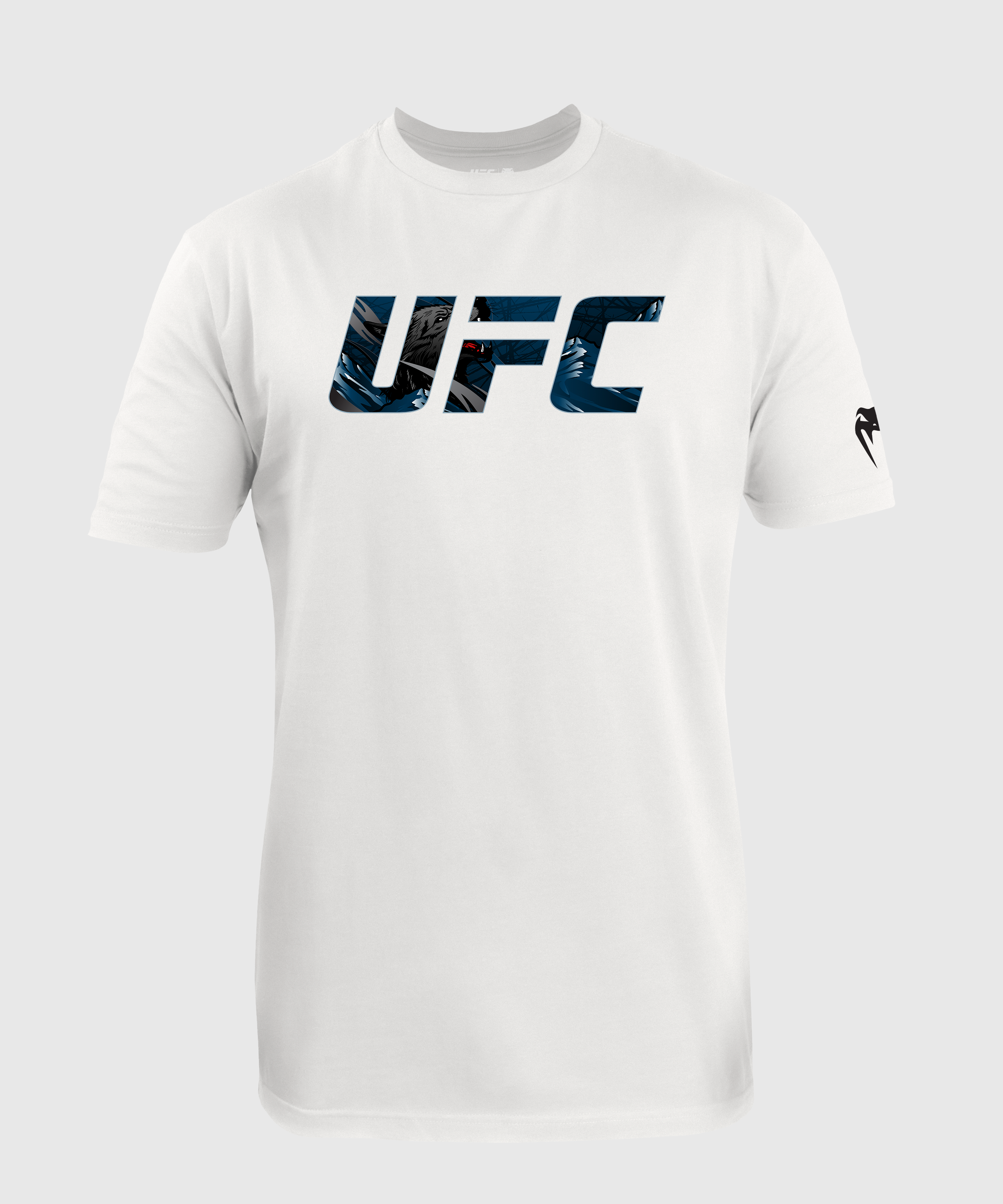 Venum ホワイトTシャツ & Reebok UFC MMA BJJ Men's UFC Unrivaled by Venum White Khamzat Chimaev T-shirt - Venum