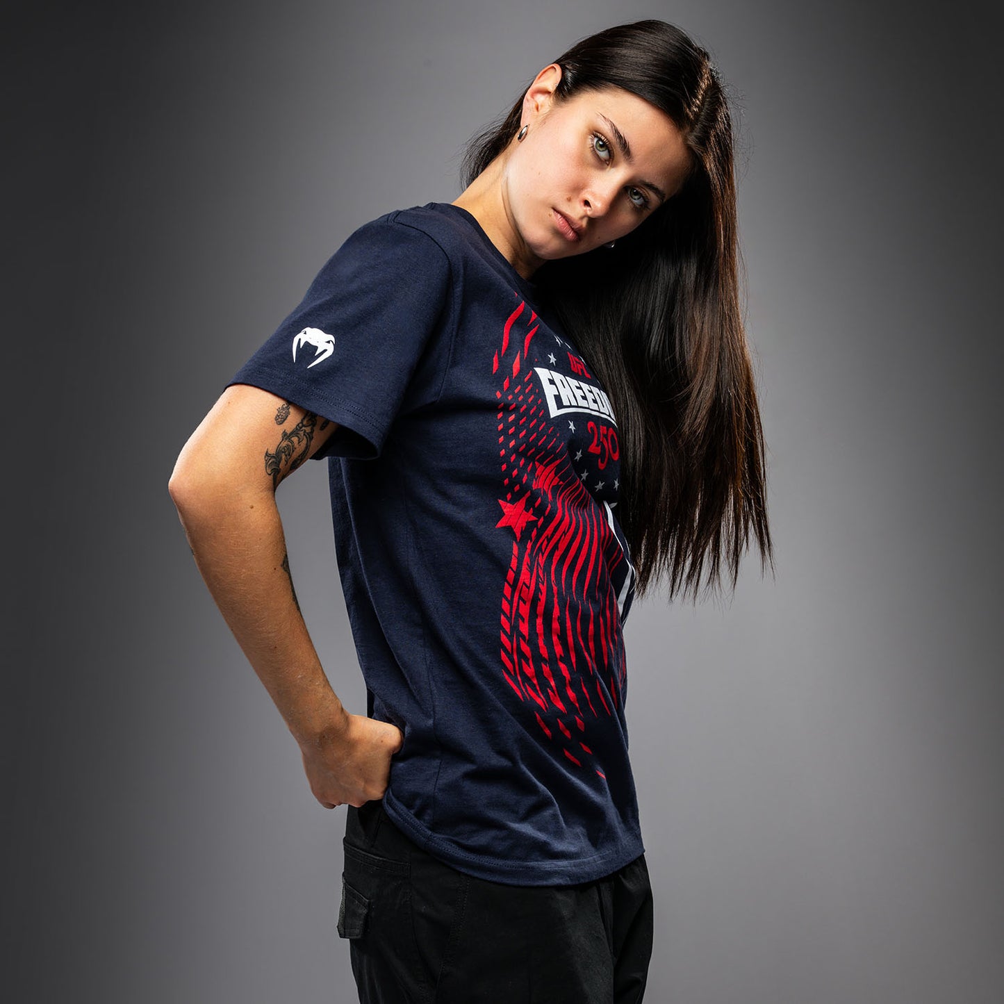 Official UFC Freedom 250 Official Weigh-In Tshirt - Navy