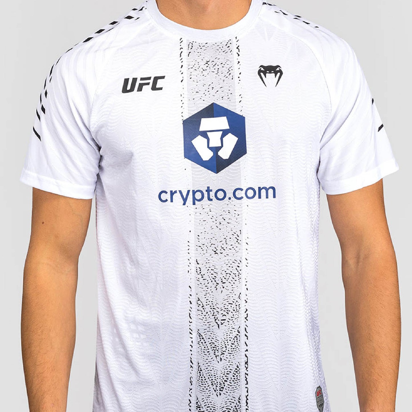 Men's UFC Zenith by Venum White Authentic Noche UFC Fight Night Walkout Jersey - Delgado