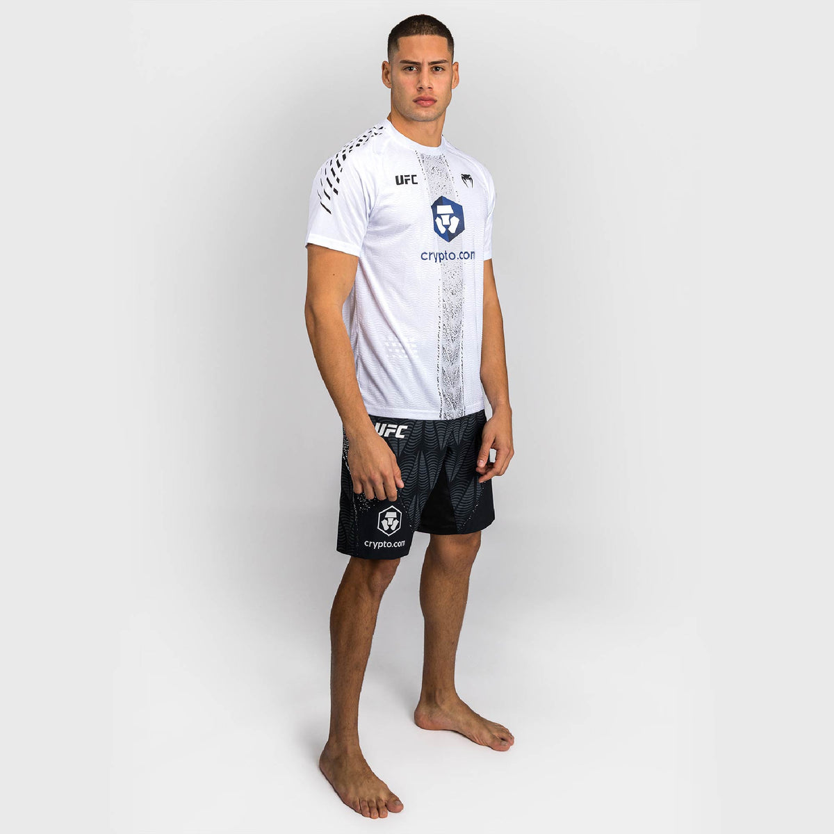 Men's UFC Zenith by Venum White Authentic Noche UFC Fight Night Walkout Jersey - Delgado