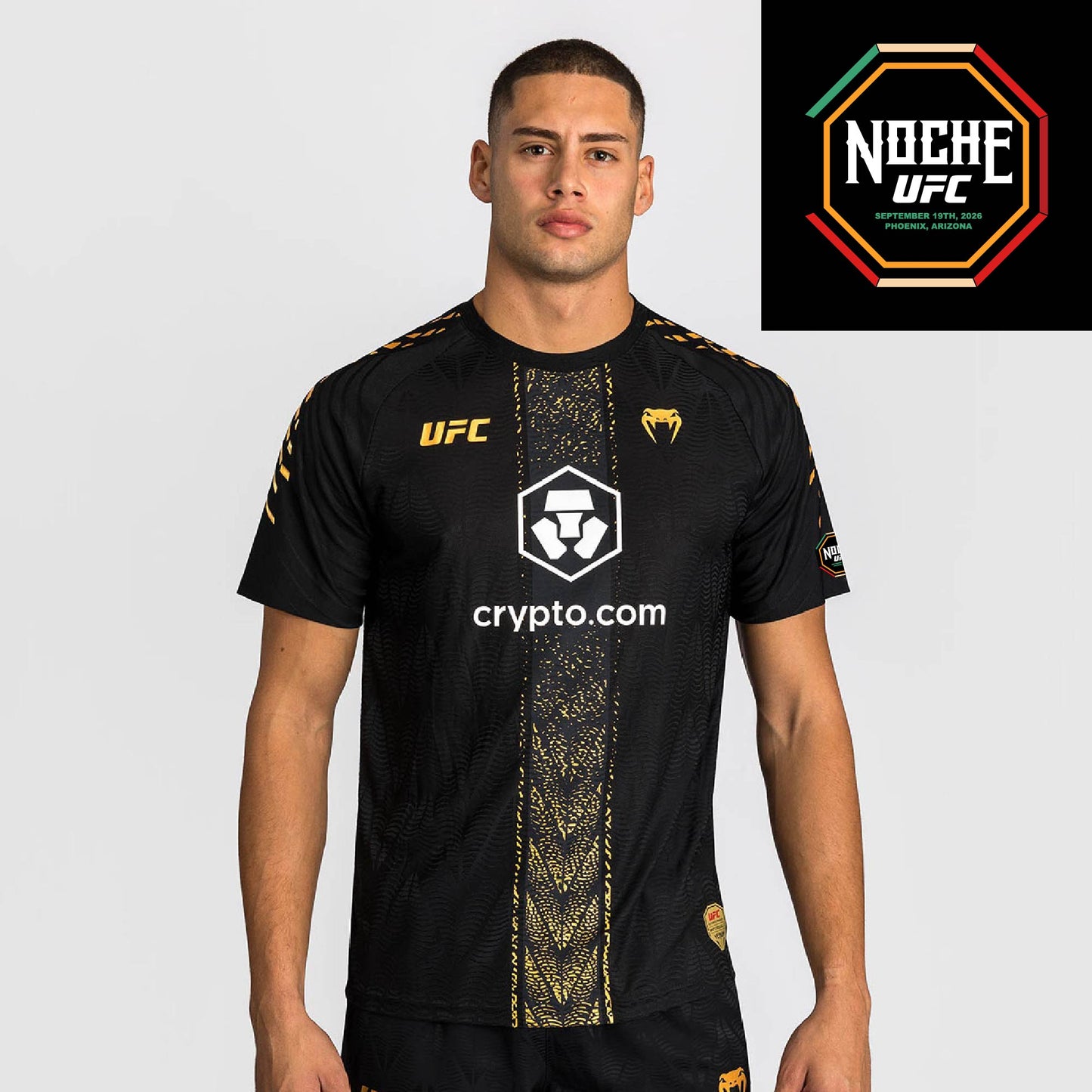 Men's UFC Zenith by Venum Black Authentic Noche UFC Fight Night Walkout Jersey - Rodriguez