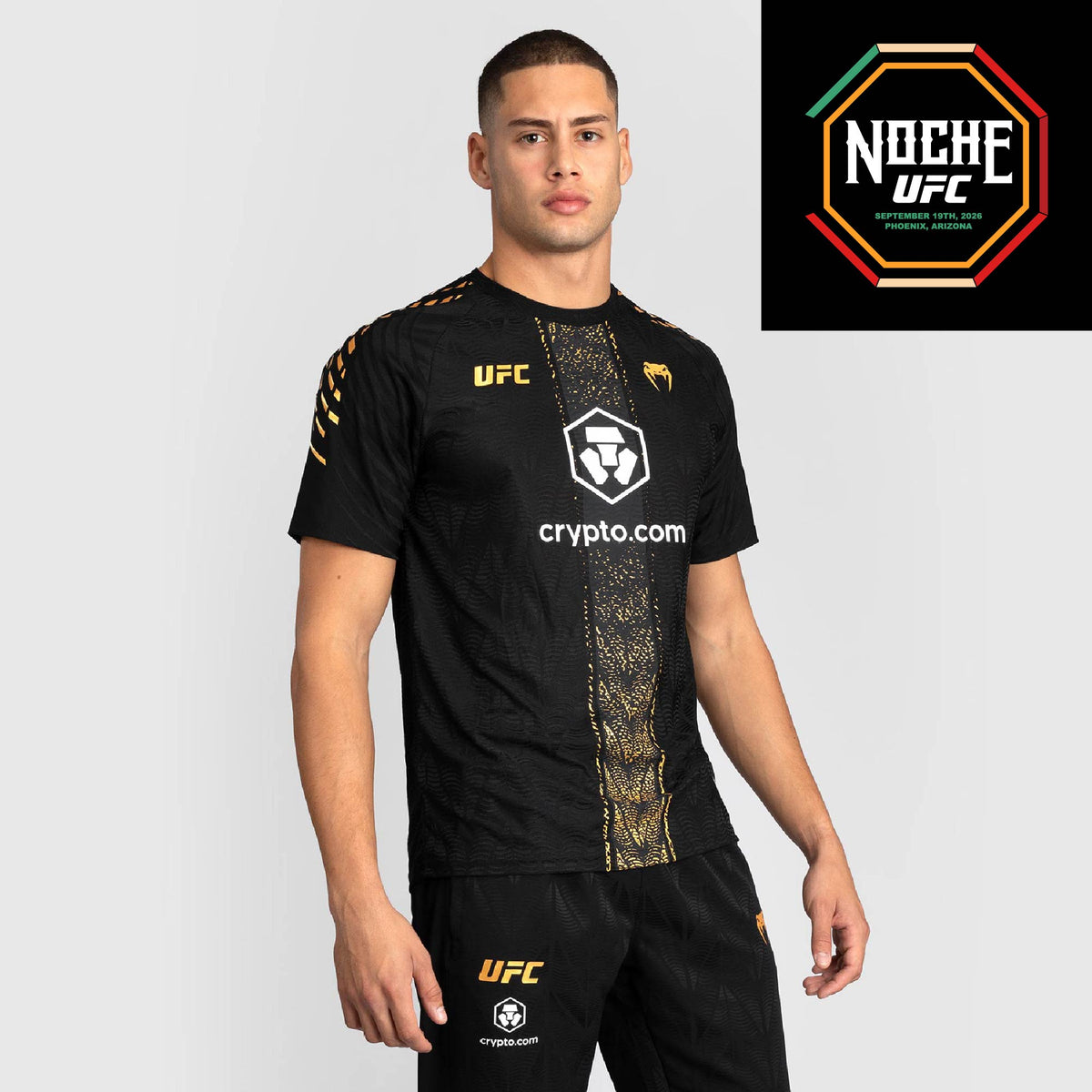 Men's UFC Zenith by Venum Black Authentic Noche UFC Fight Night Walkout Jersey - Rodriguez