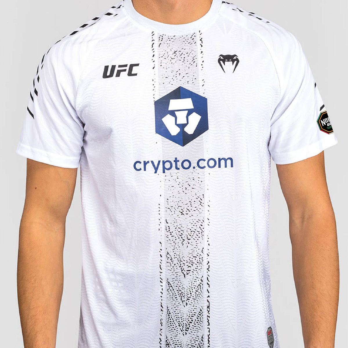 Men's UFC Zenith by Venum White Authentic Noche UFC Fight Night Walkout Jersey - Personalized  product-type_T-Shirts Venum