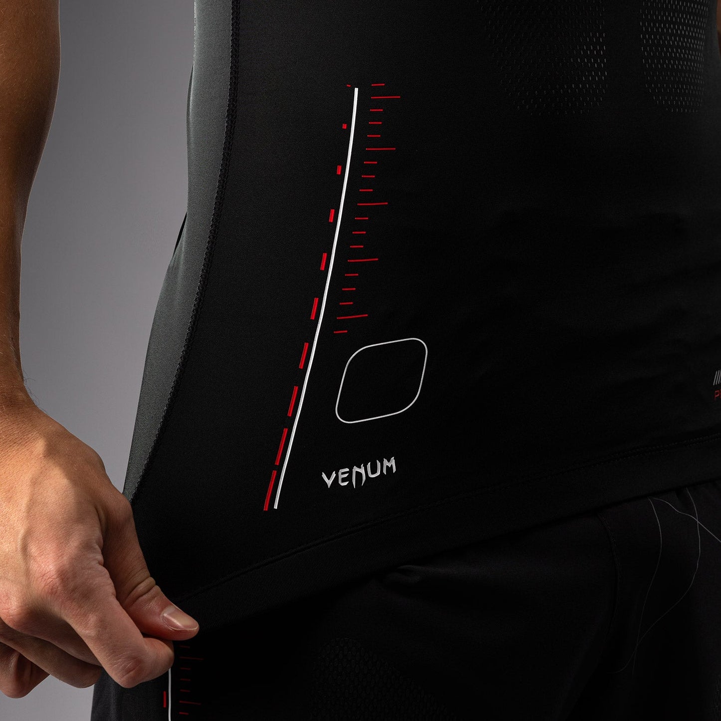 Venum Tactical XT Short Sleeve Rashguard - Black/Fire Red