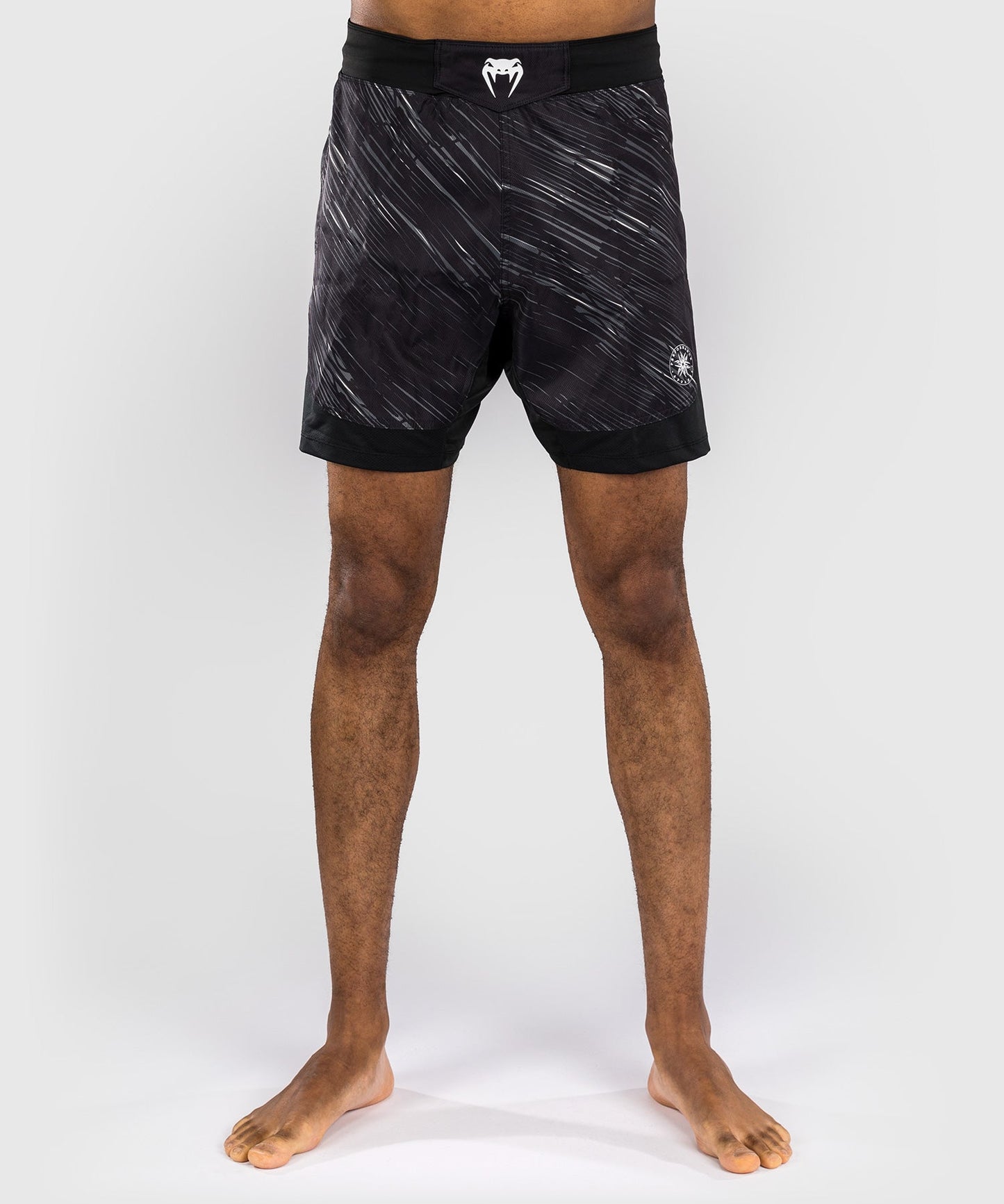 Venum Rapid Fight Shorts - Black/Storm Grey