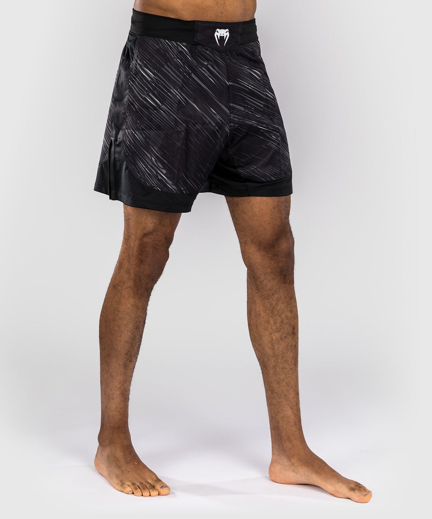 Venum Rapid Fight Shorts - Black/Storm Grey