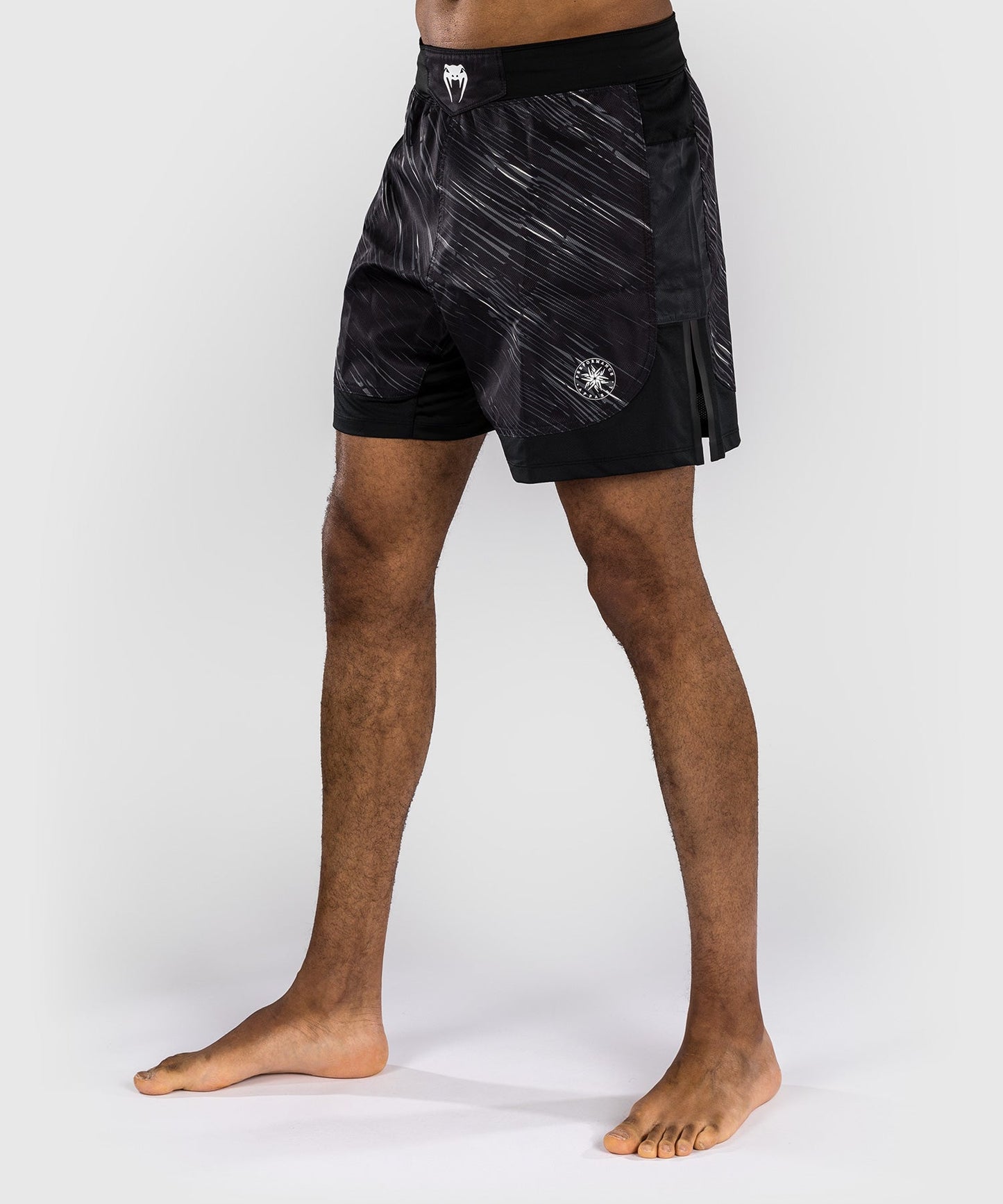 Venum Rapid Fight Shorts - Black/Storm Grey