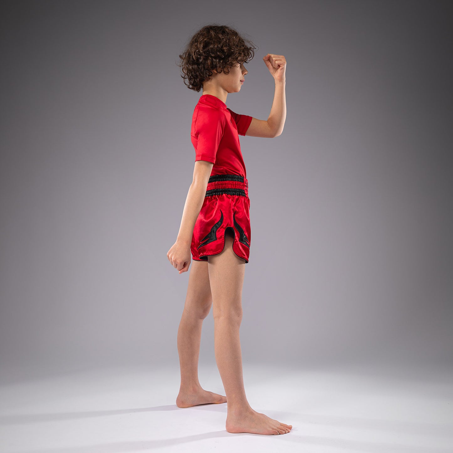 Venum Inferno Kids Muay Thai Shorts - Red  Shorts Venum