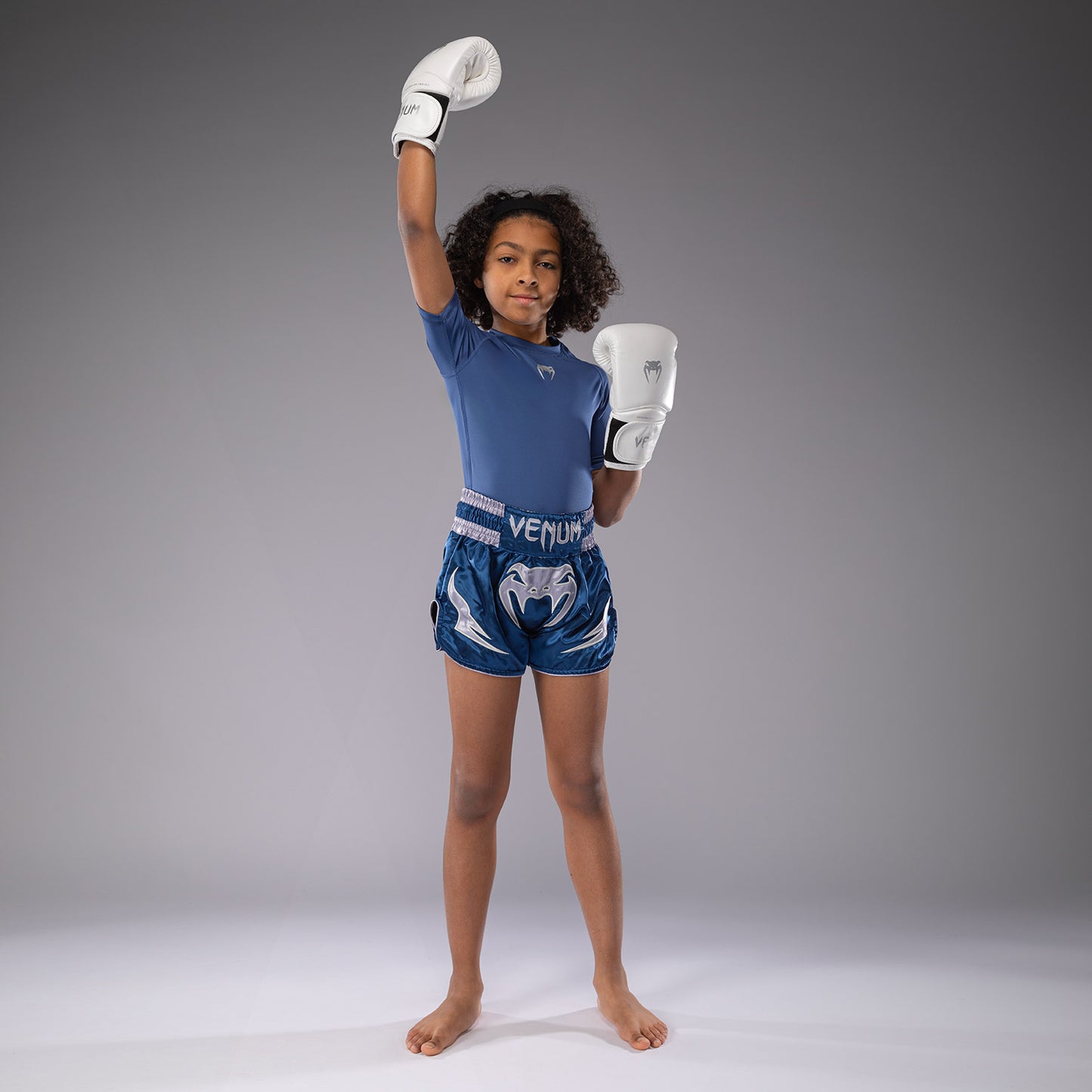 Venum Inferno Kids Muay Thai Shorts - Blue  Shorts Venum