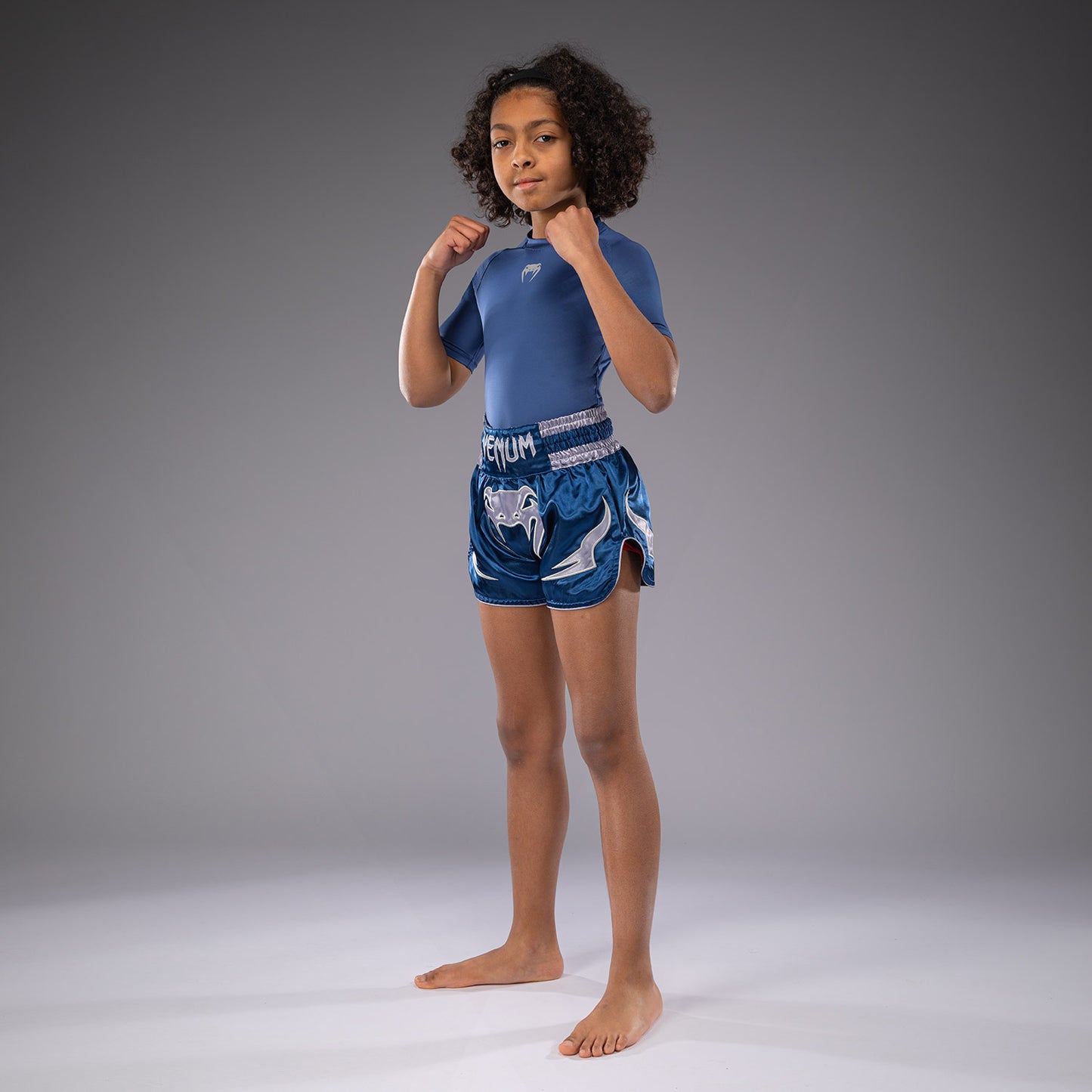 Venum Inferno Kids Muay Thai Shorts - Blue  Shorts Venum