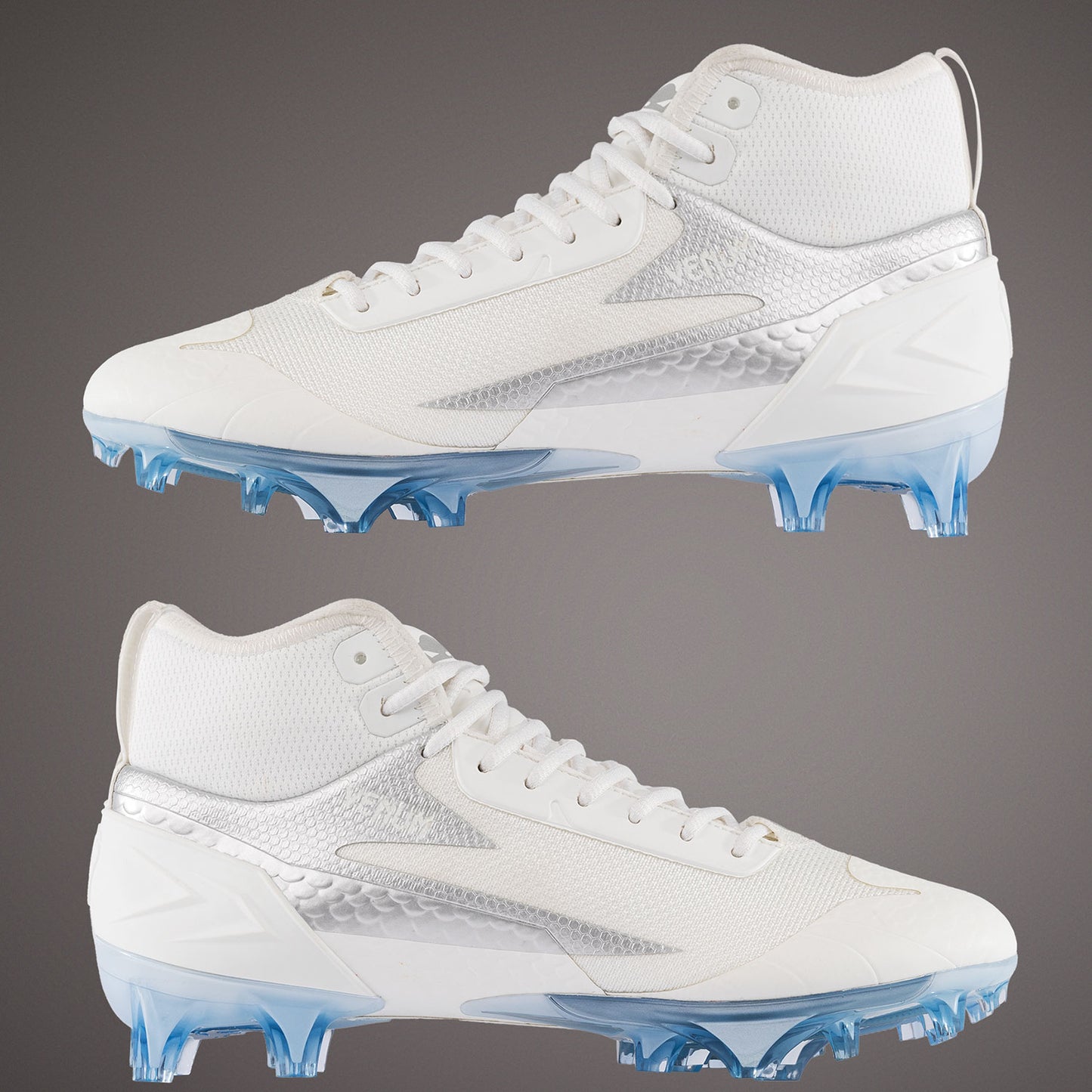 Venum Personalized Elite Football Cleats - White/Silver