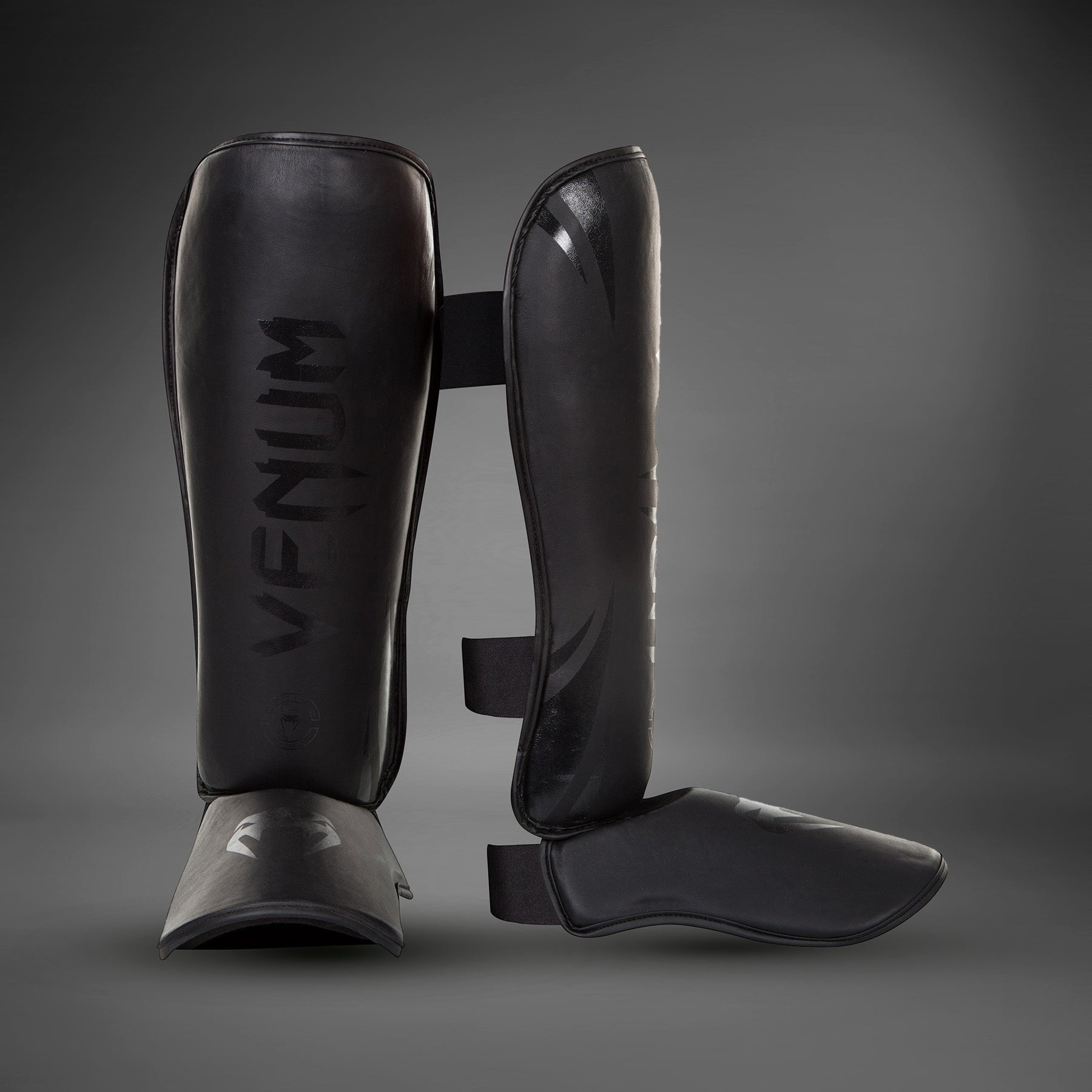 Venum Challenger Standup Shin Guards - Matte/Black - Venum