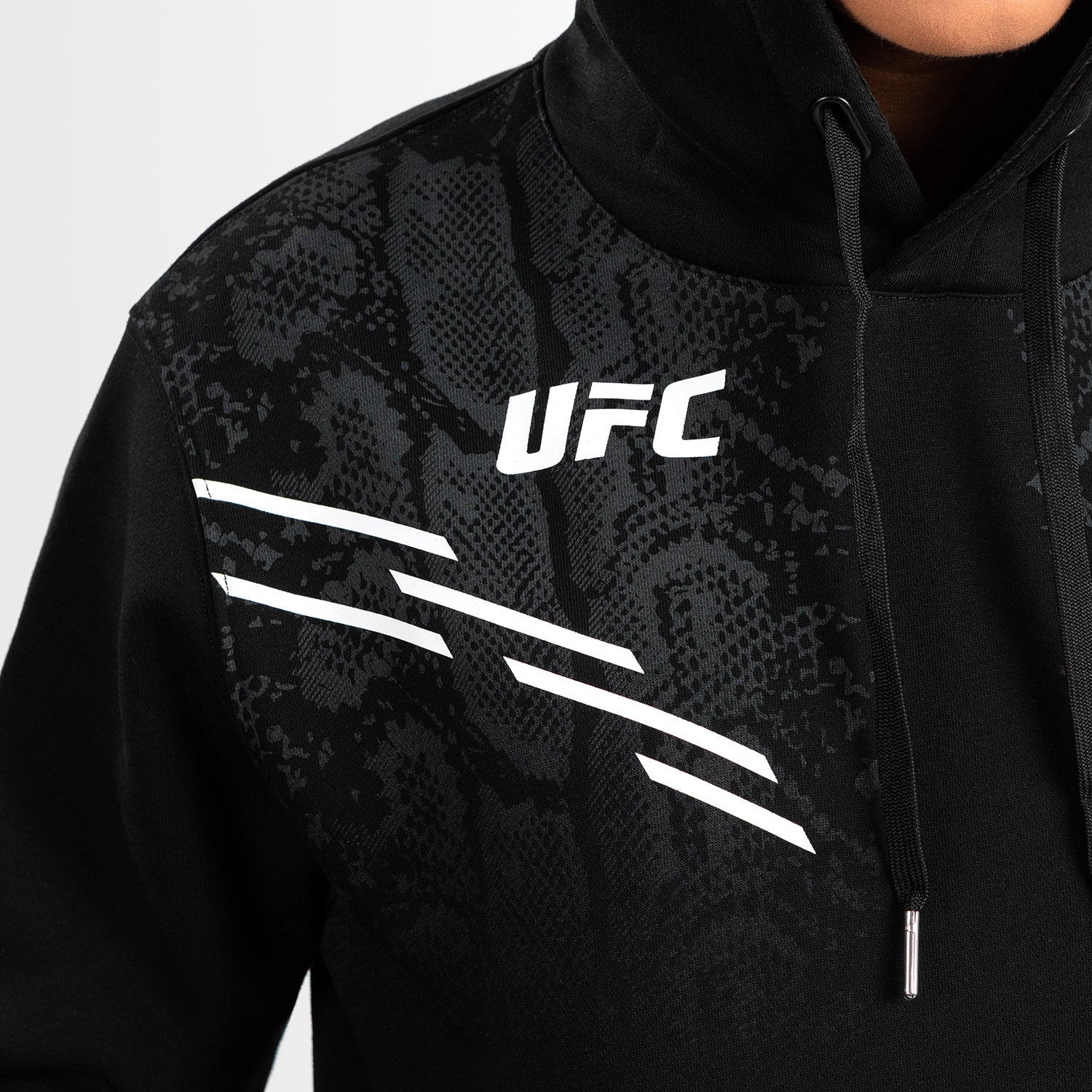 UFC Adrenaline by Venum Replica Women's Pullover Hoodie - Black