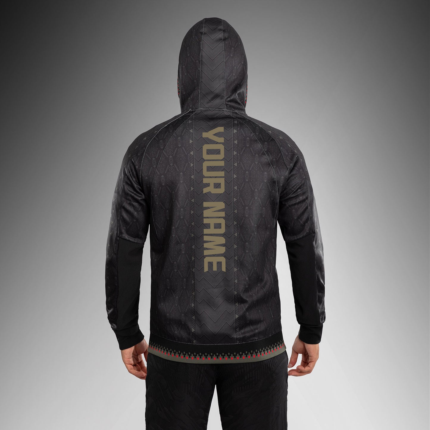 Men’s Noche UFC 2.0 By Venum Black Authentic Fight Night Walkout Personalized Hoodie
