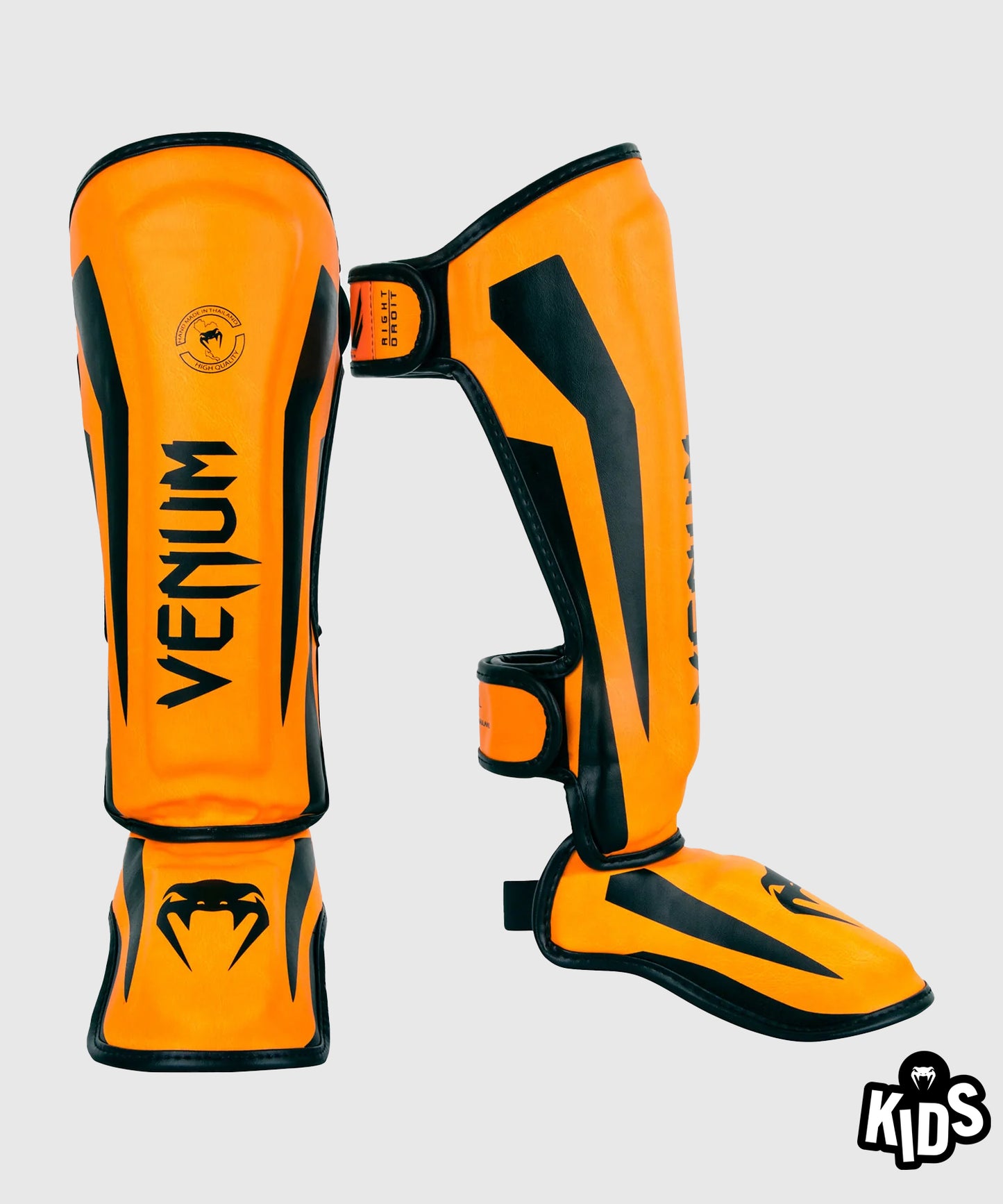 Venum Elite Shin Guards Kids - Exclusive - Neo Orange