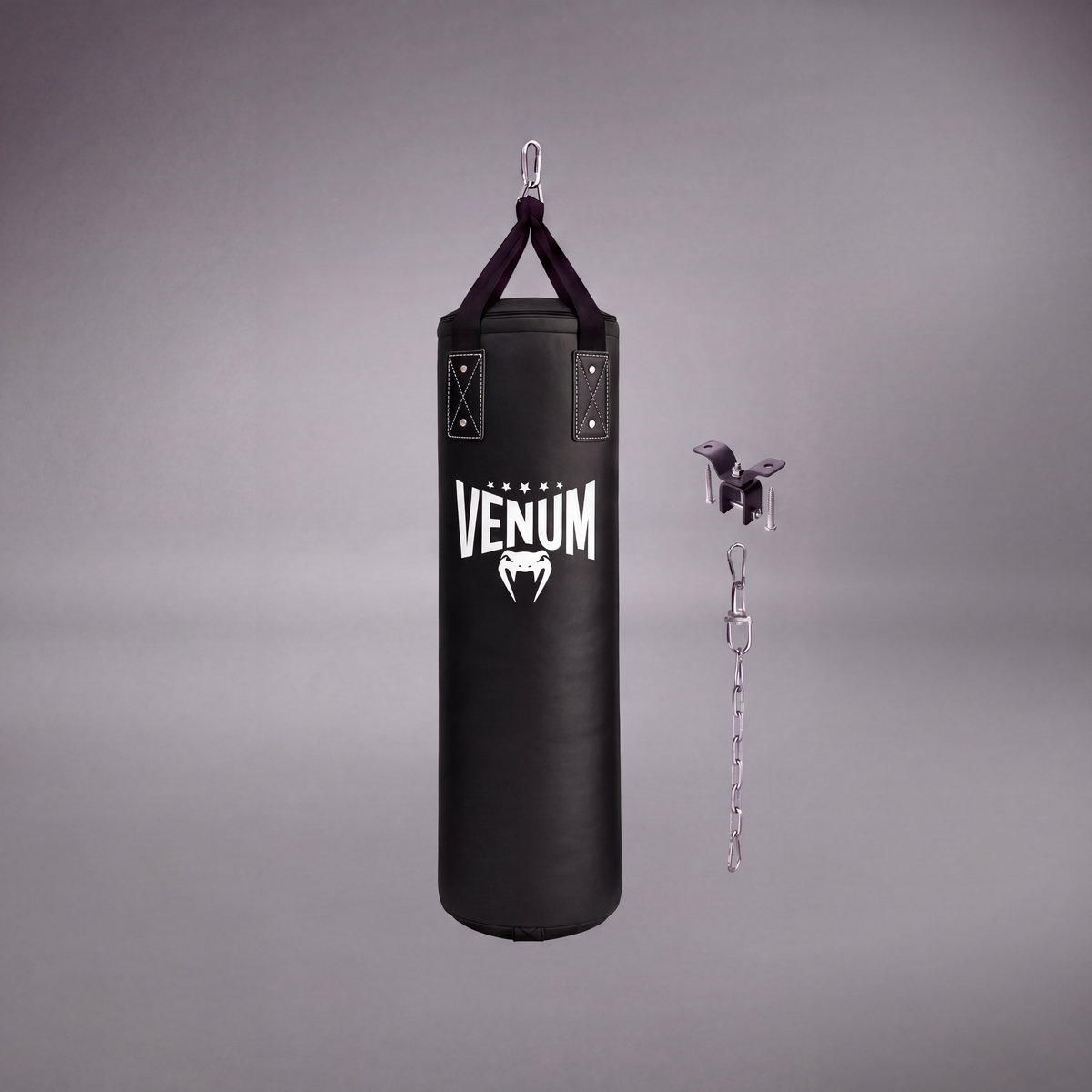 Venum Origins Punching Bag - 80 lbs - Black/White  product-type_Punching bags Venum