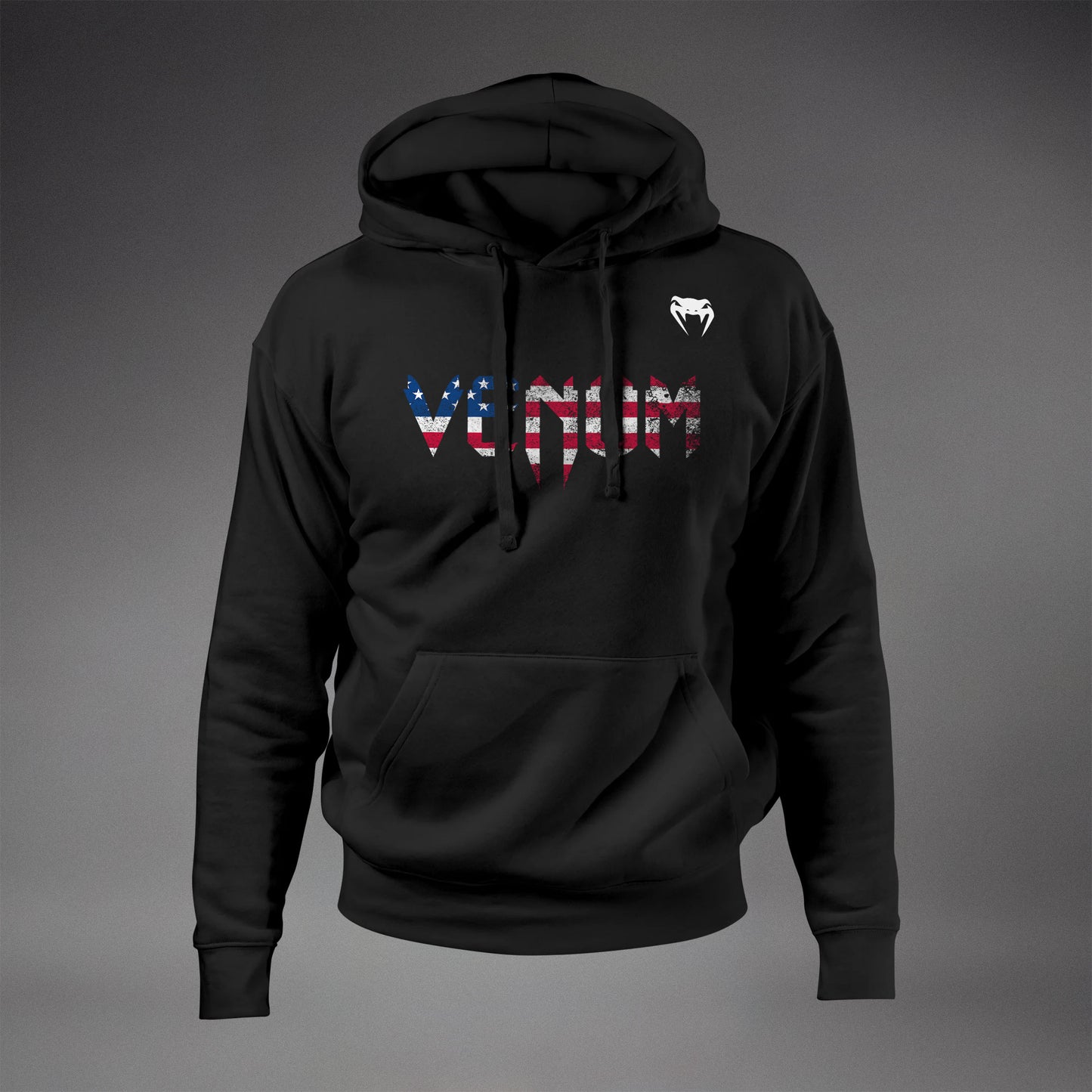 Venum Classic USA Hoodie - Black/White  product-type_Sweatshirts Venum