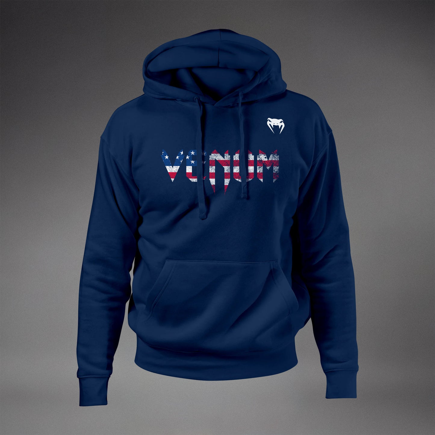 Venum Classic USA Hoodie - Navy Blue/White  product-type_Sweatshirts Venum