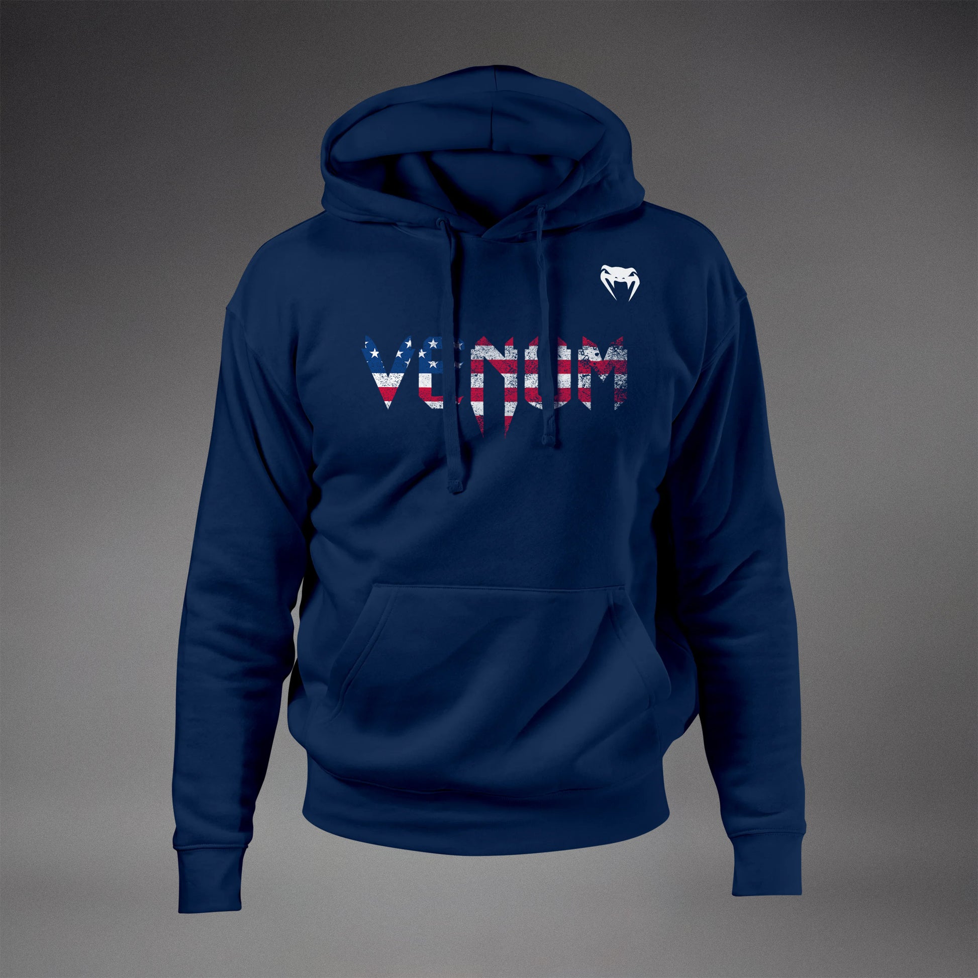 Venum Classic USA Hoodie - Navy Blue/White  product-type_Sweatshirts Venum