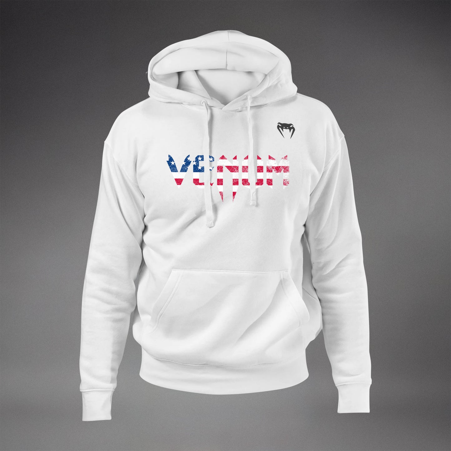 Venum Classic USA Hoodie - White/Black  product-type_Sweatshirts Venum