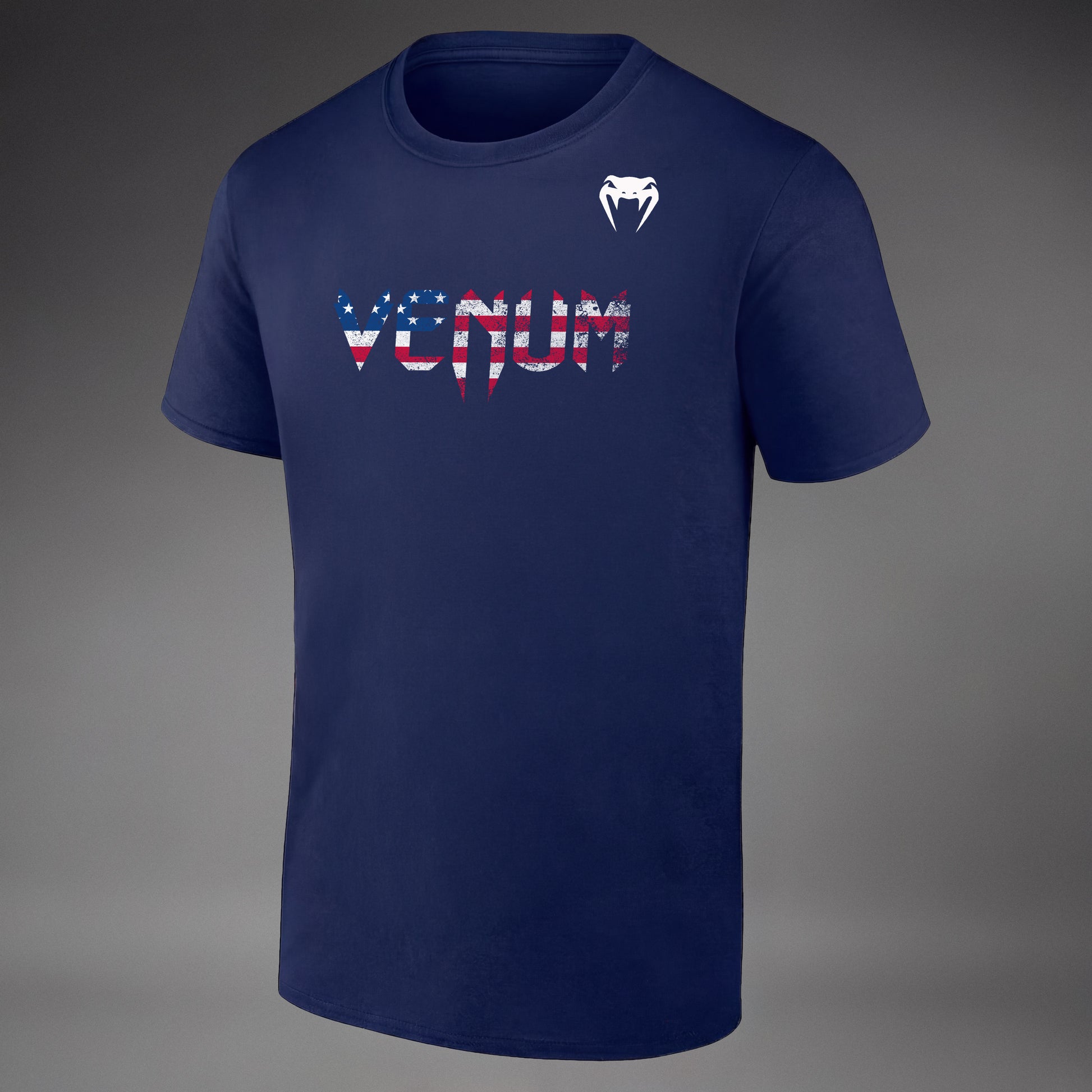 Venum Classic USA Kids Short Sleeve T-Shirt - Navy Blue/White  product-type_T-Shirts Venum