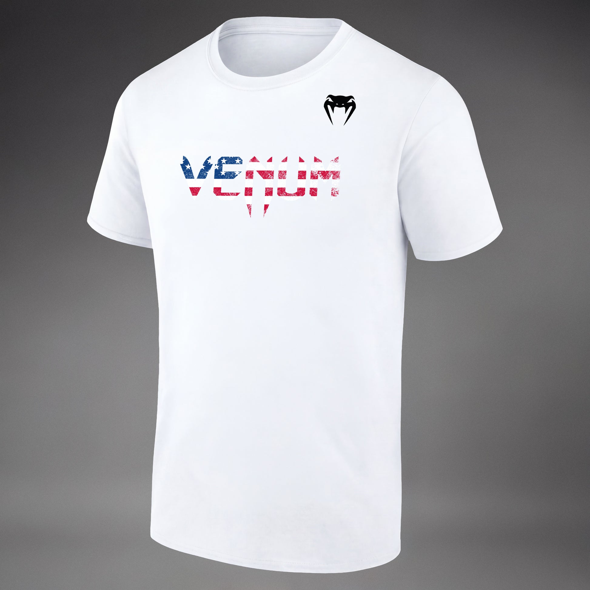 Venum Classic USA Short Sleeve T-Shirt - White/Black  product-type_T-Shirts Venum