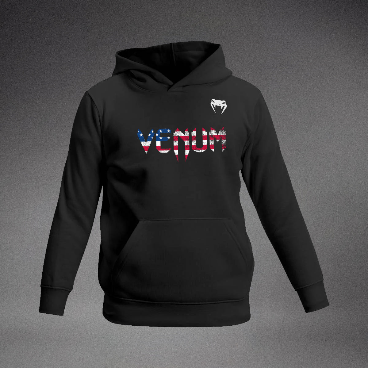 Venum Classic USA Kids Hoodie - Black/White  product-type_Sweatshirts Venum