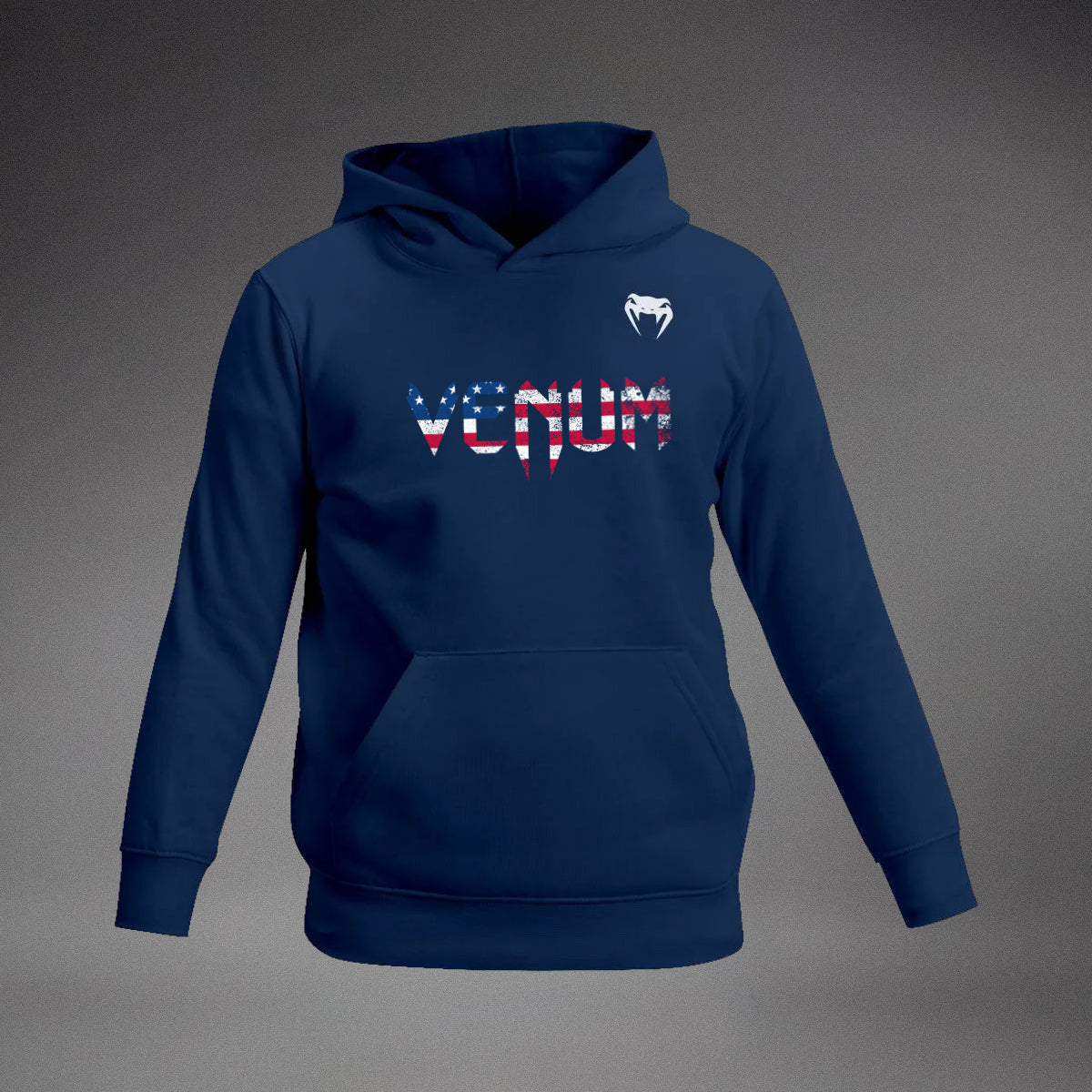 Venum Classic USA Kids Hoodie - Navy Blue/White  product-type_Sweatshirts Venum