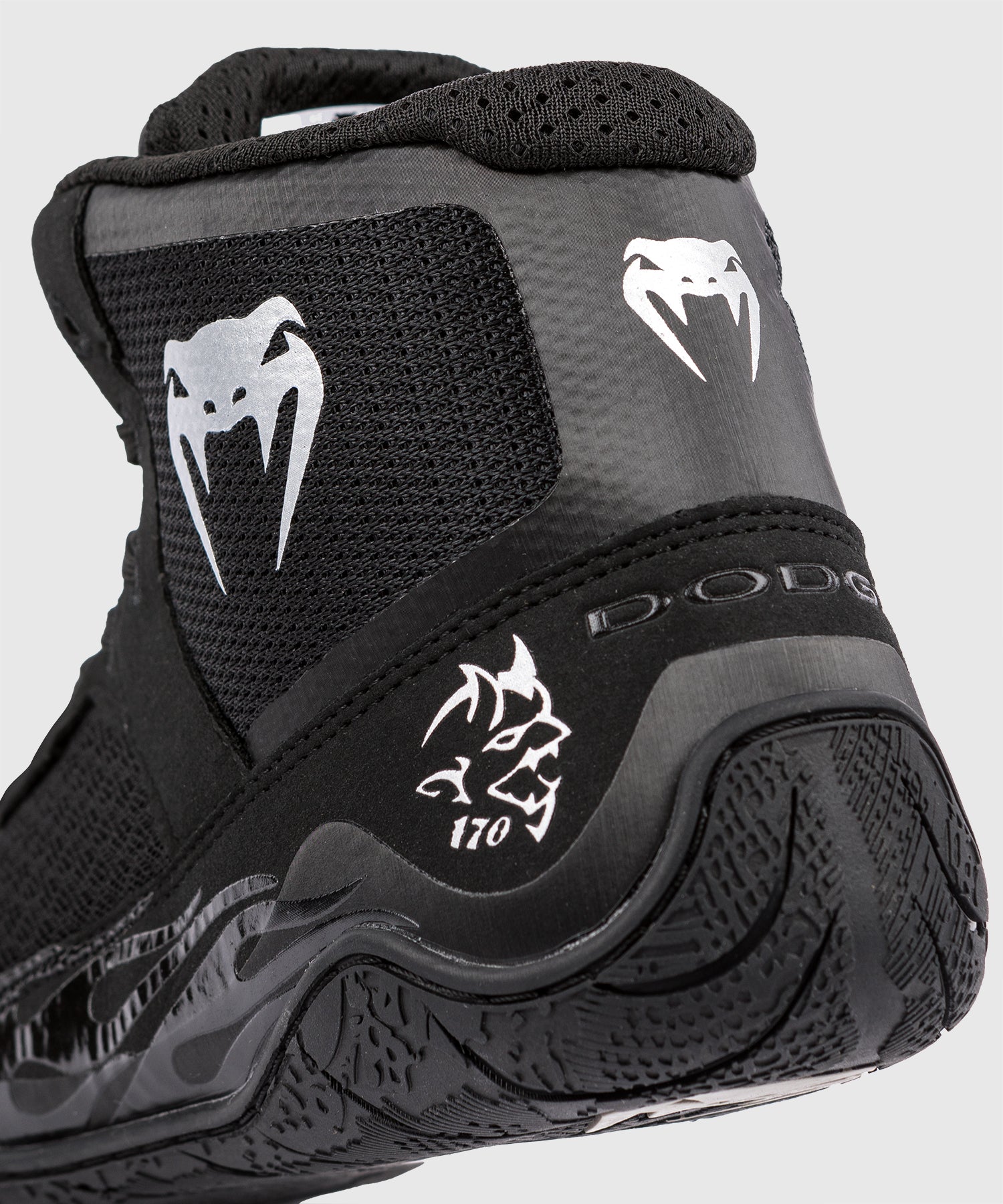 Venum X Dodge Demon 170 Wrestling Shoes - Black - Venum