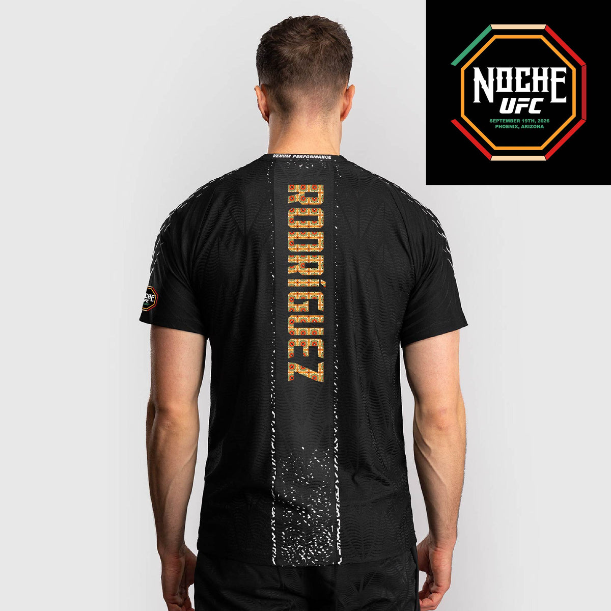 Men's UFC Zenith by Venum Black Authentic Noche UFC Fight Night Walkout Jersey - Rodriguez