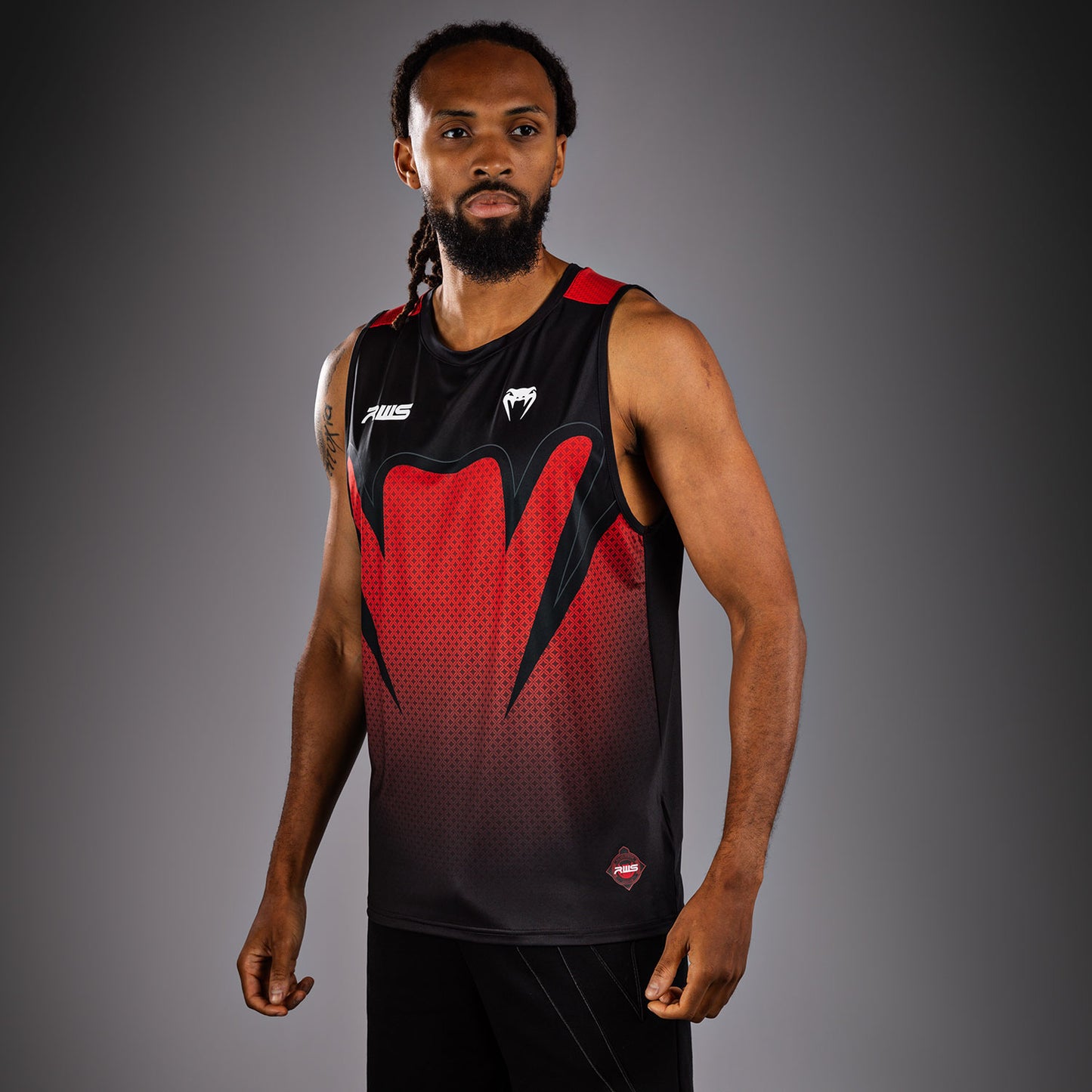 Venum x RWS 2.0 Men’s Dry-Tech Tank Top - Black/Red