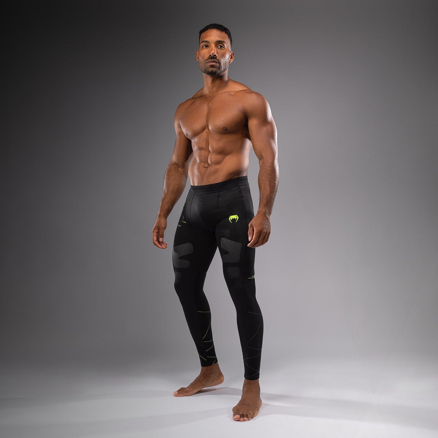Venum Training Camp 4.0 Spats - Black/Neon Green