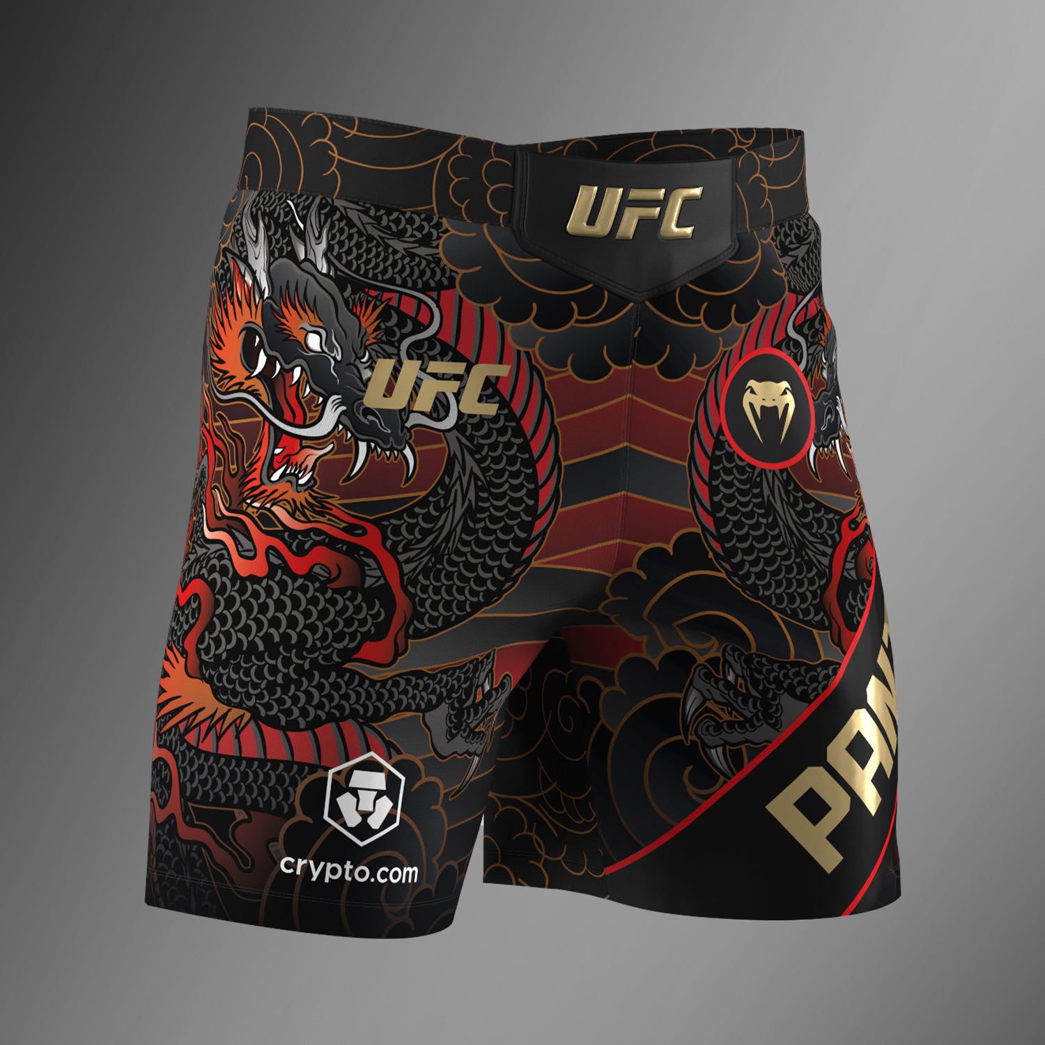 Men’s UFC Unrivaled by Venum Red Alexandre Pantoja Vale Tudo Short