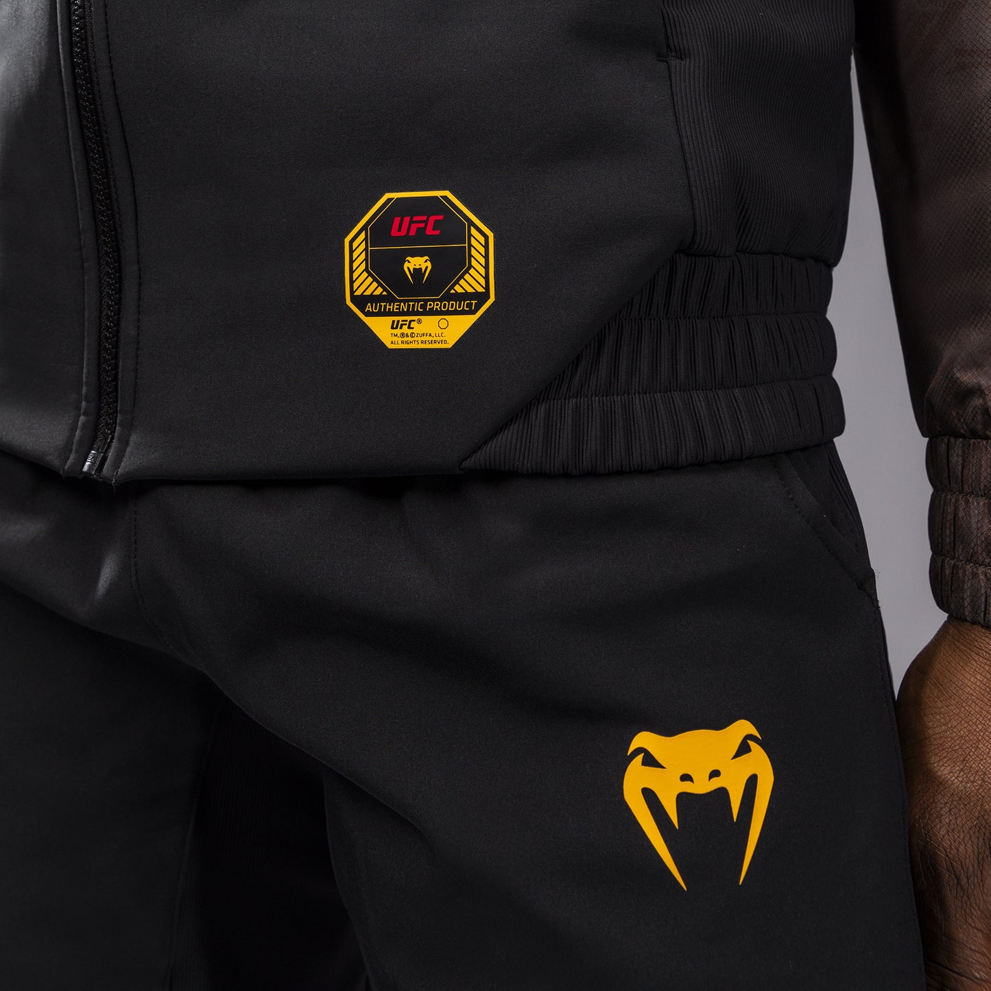 UFC Fusion by Venum Fight Week Men’s Zip Hoodie - Earthen Brown