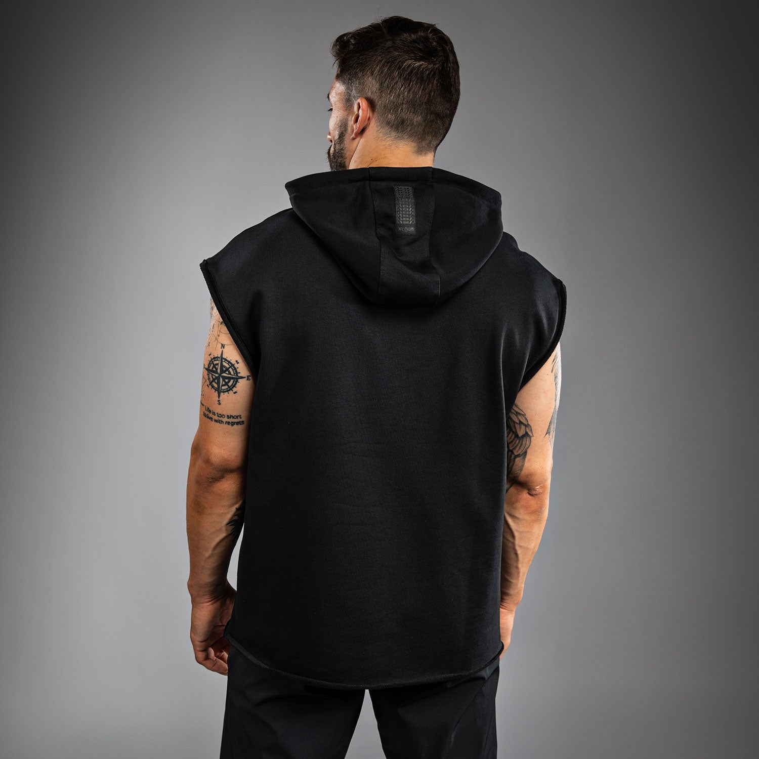 Venum Boxing VT Sleeveless Hoodie Black/White Venum