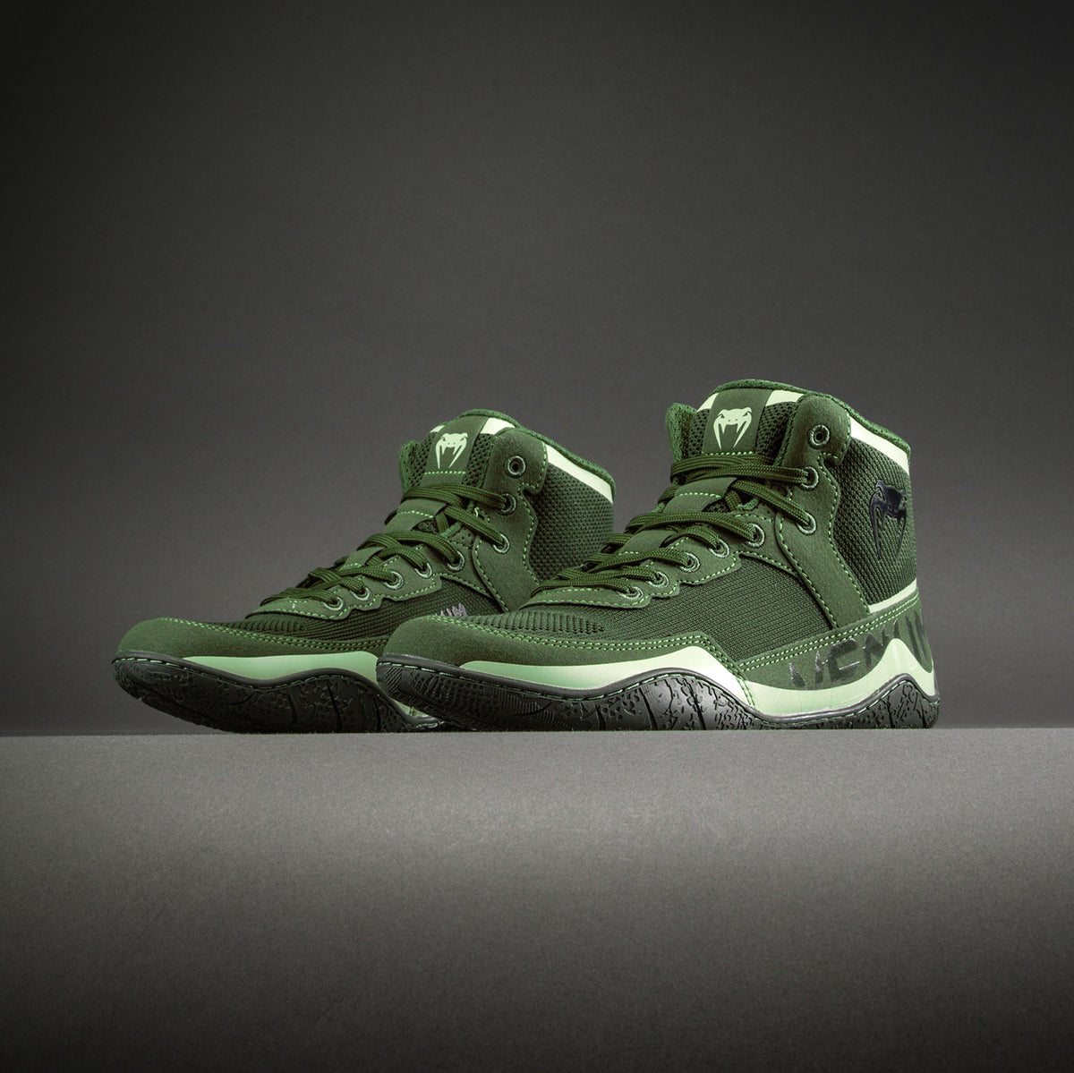 Venum Elite Wrestling Shoes - Khaki