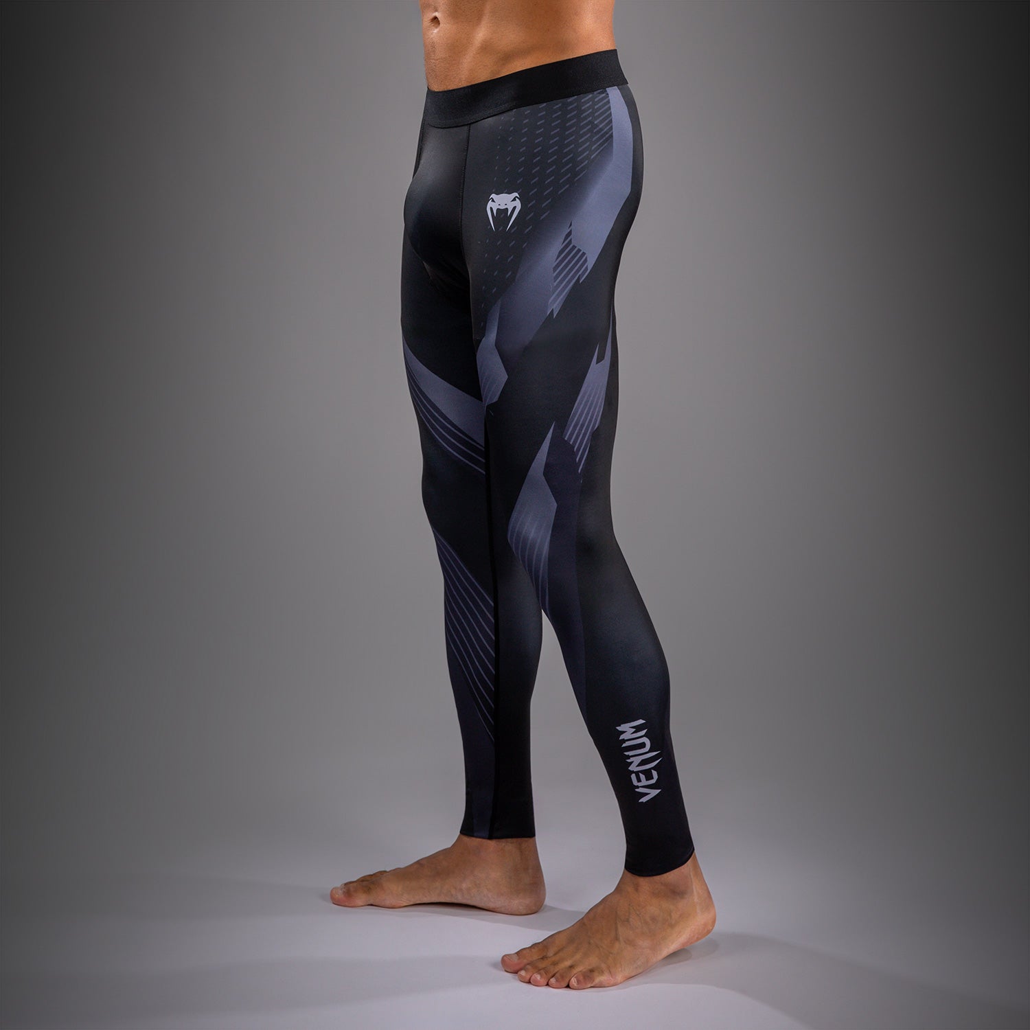 Venum No-Gi 6.0 Spats - Black/Grey  product-type_Compression Pants Venum