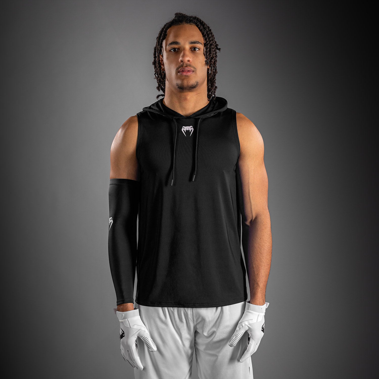 Venum Elite Sleeveless Dry-Tech Hoodie - Black - Venum